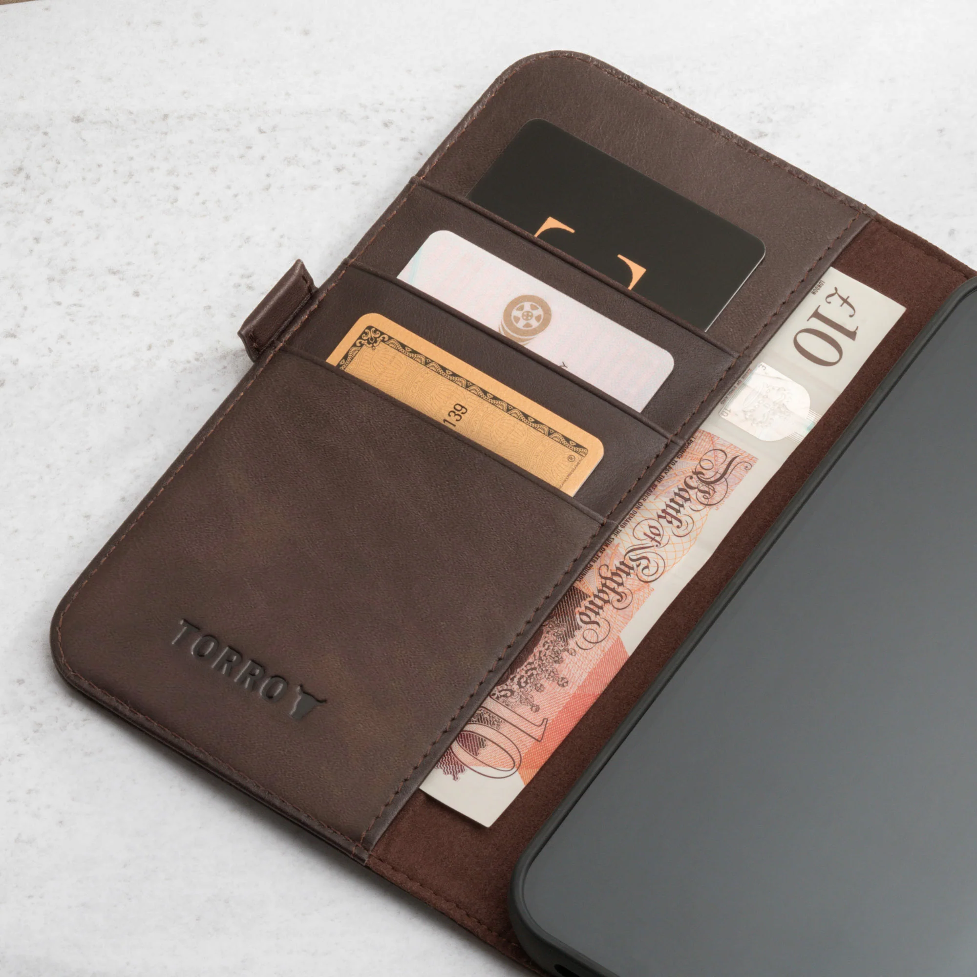iPhone 14 Leather Case (with Stand function) - Image 11