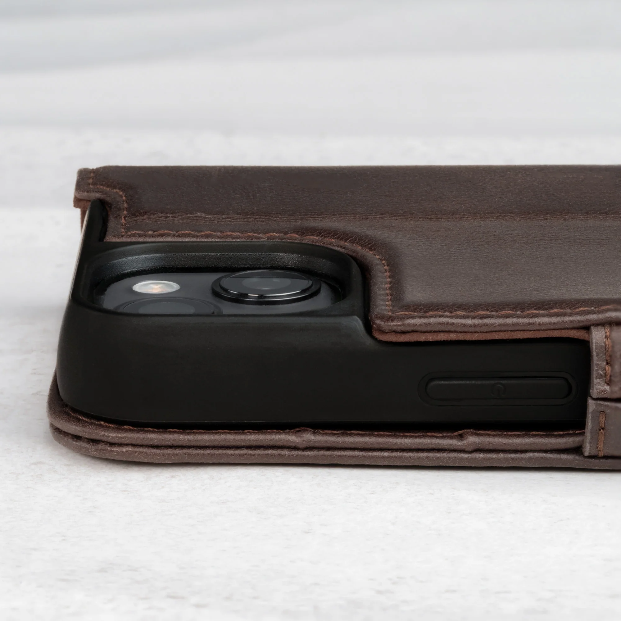 iPhone 14 Leather Case (with Stand function) - Image 12