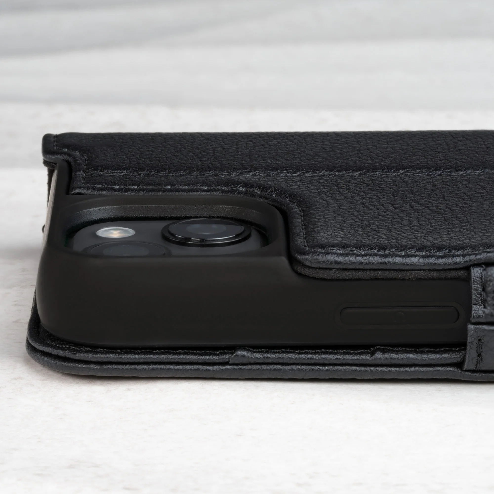 iPhone 14 Leather Case (with Stand function) - Image 20