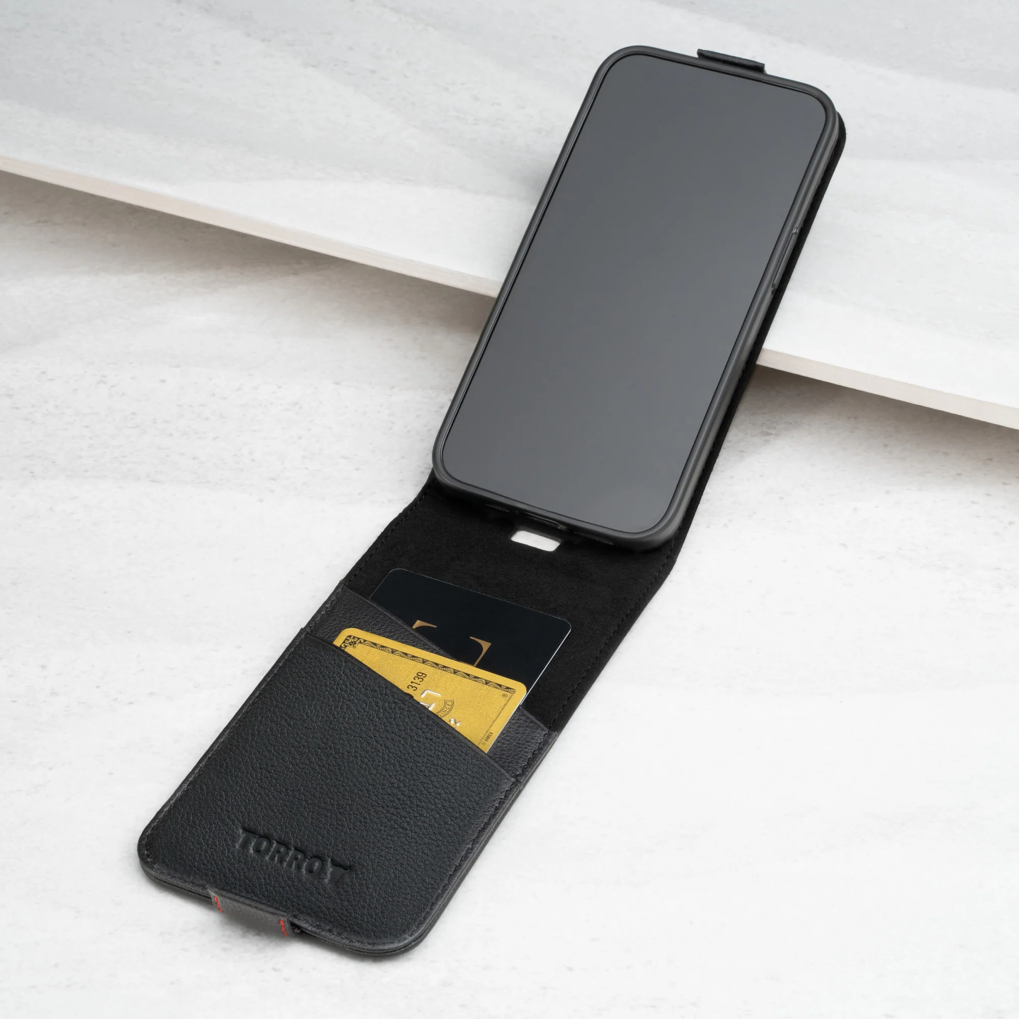iPhone 14 Leather Flip Case (MagSafe Charging) - Image 4