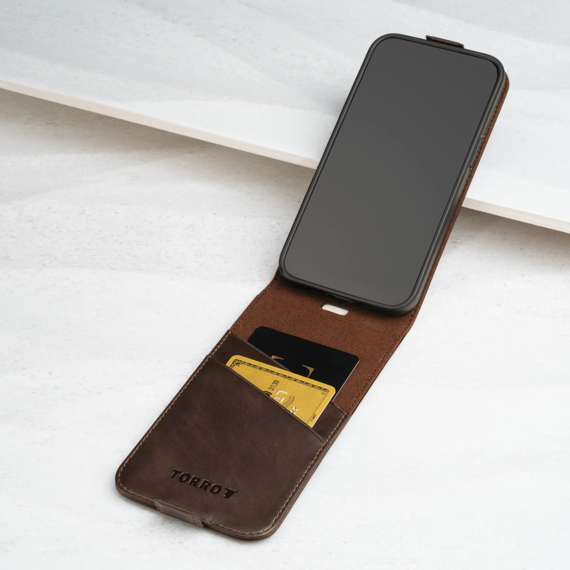 iPhone 14 Leather Flip Case (MagSafe Charging) - Image 8