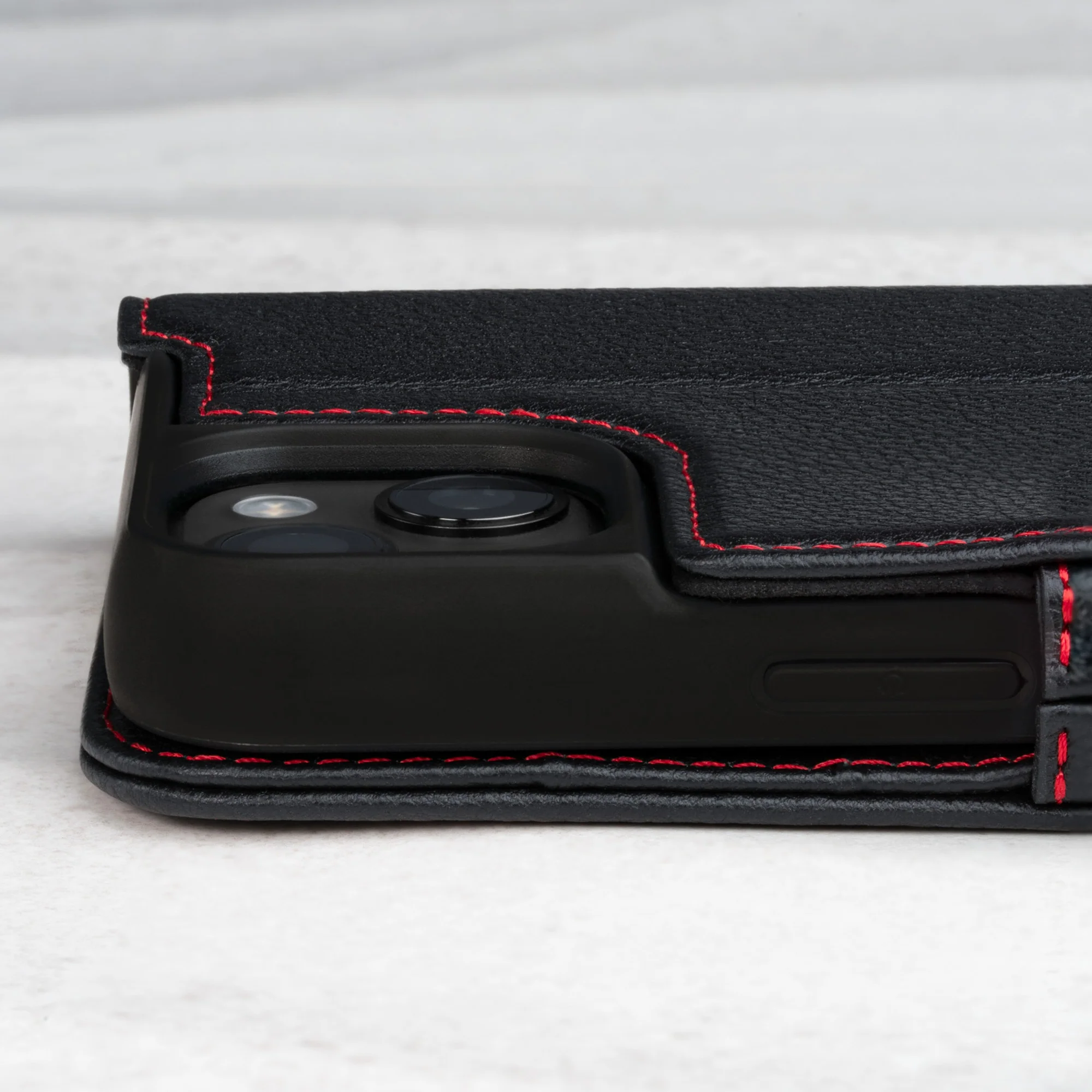 iPhone 14 Plus Leather Case (with Stand function) - Image 5