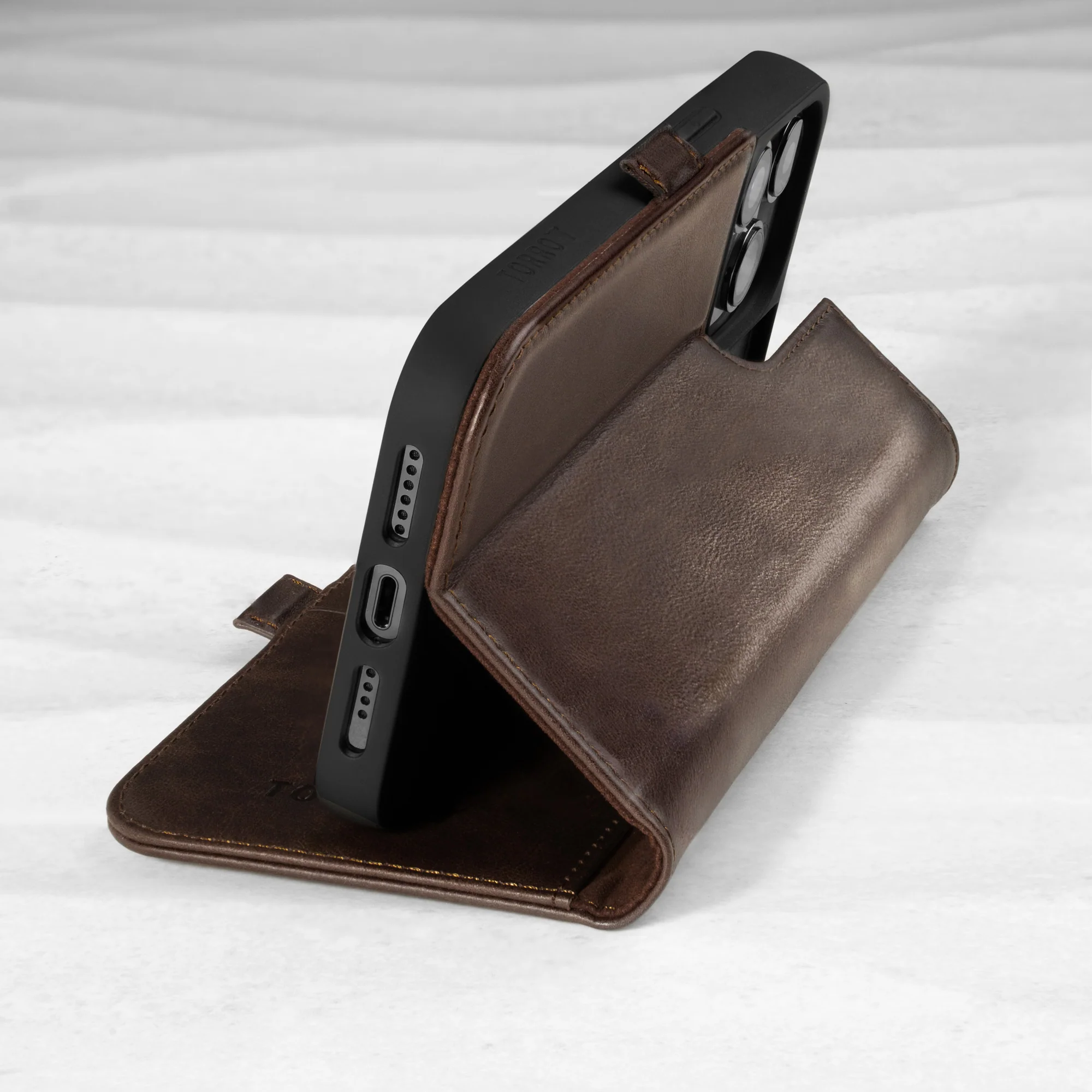 iPhone 14 Pro Max Leather Case (with Stand function) - Image 10