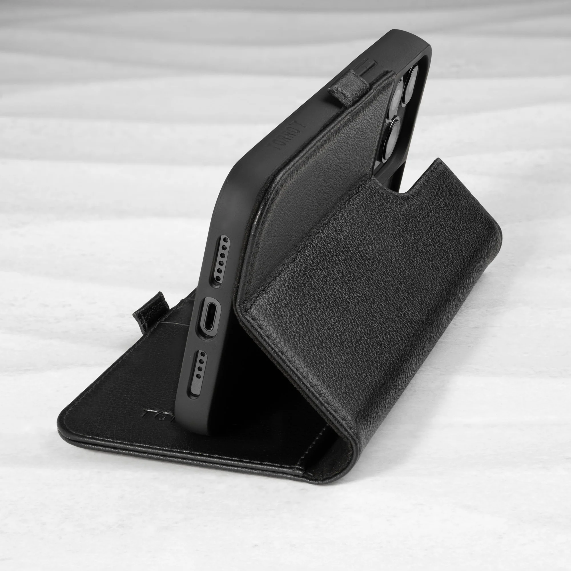 iPhone 14 Pro Max Leather Case (with Stand function) - Image 18