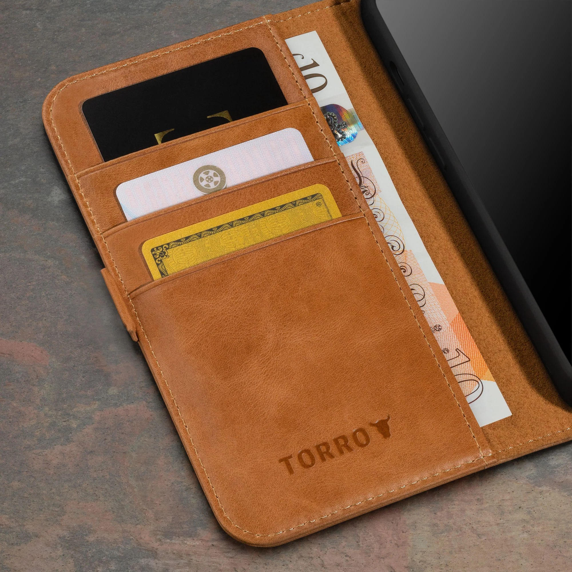 iPhone 15 Leather Wallet Case (with Stand Function) - Image 14