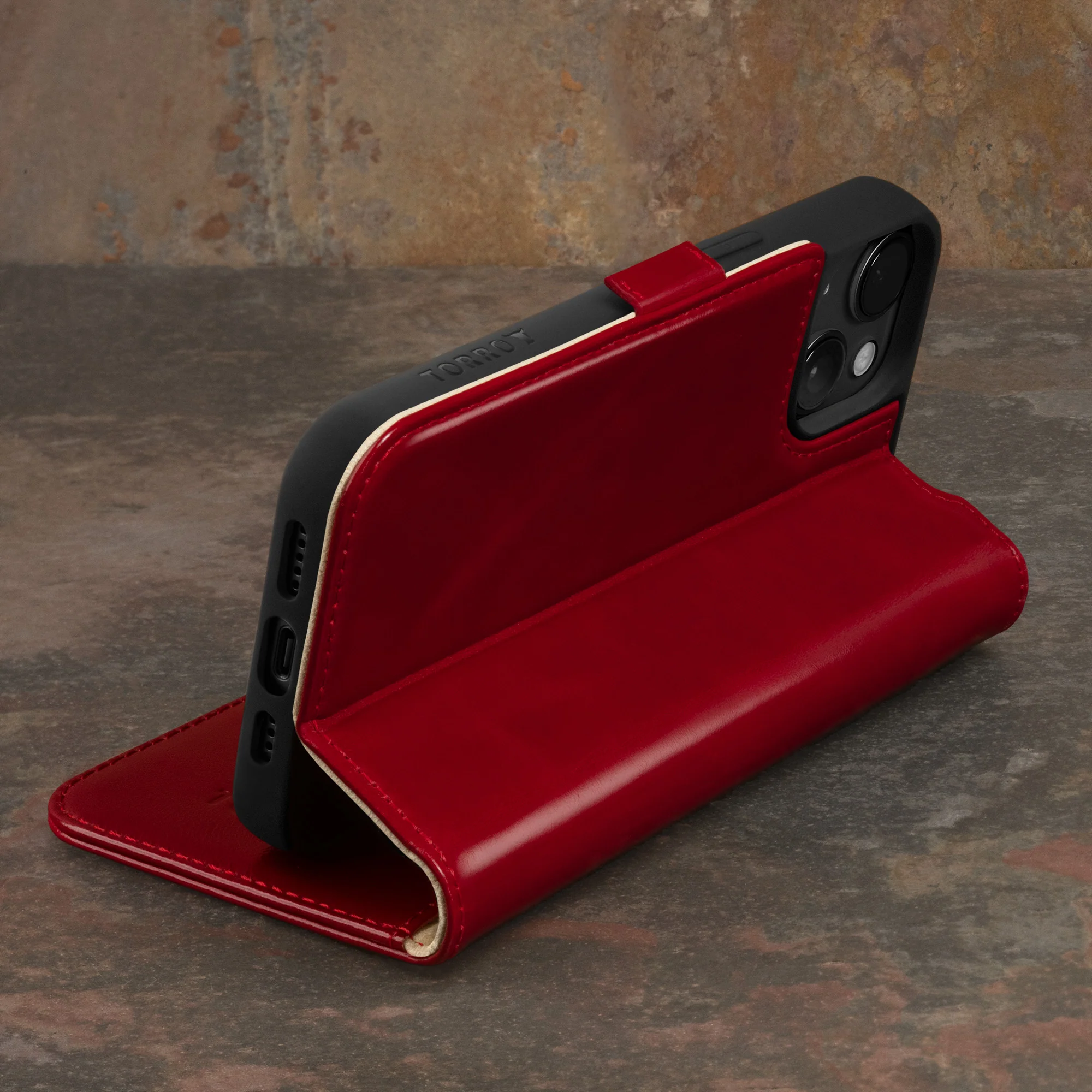 iPhone 15 Leather Wallet Case (with Stand Function) - Image 23