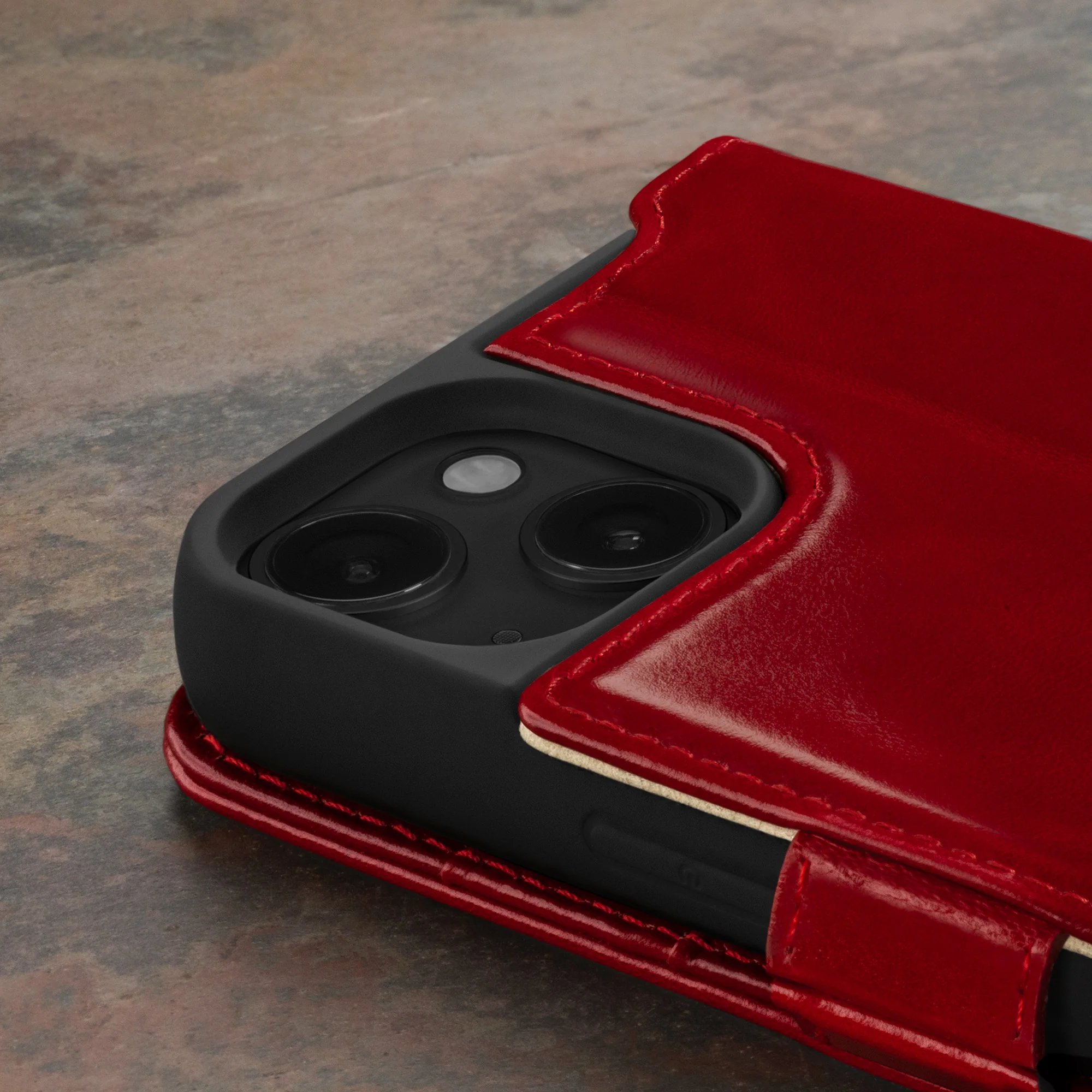 iPhone 15 Leather Wallet Case (with Stand Function) - Image 25