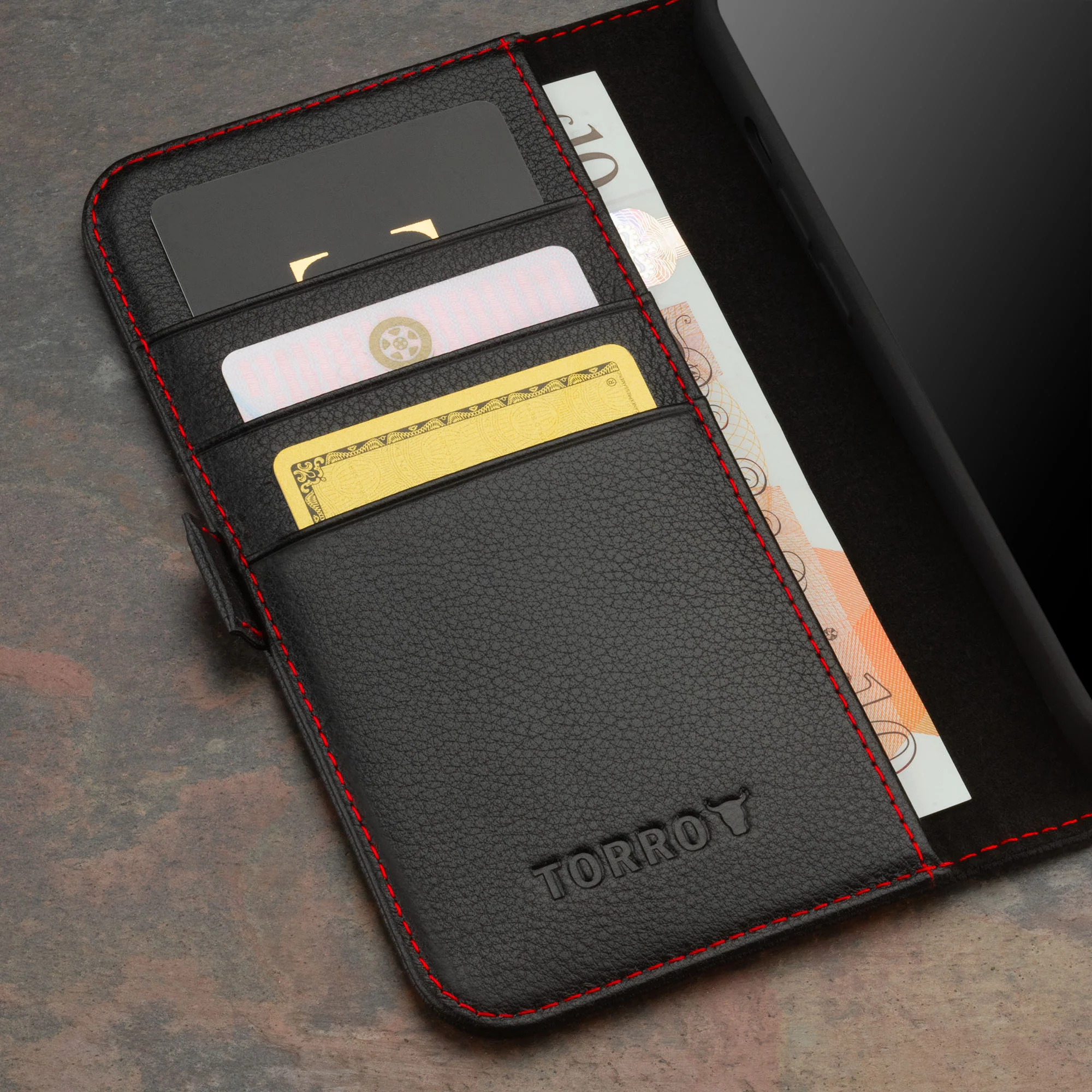 iPhone 15 Leather Wallet Case (with Stand Function) - Image 9