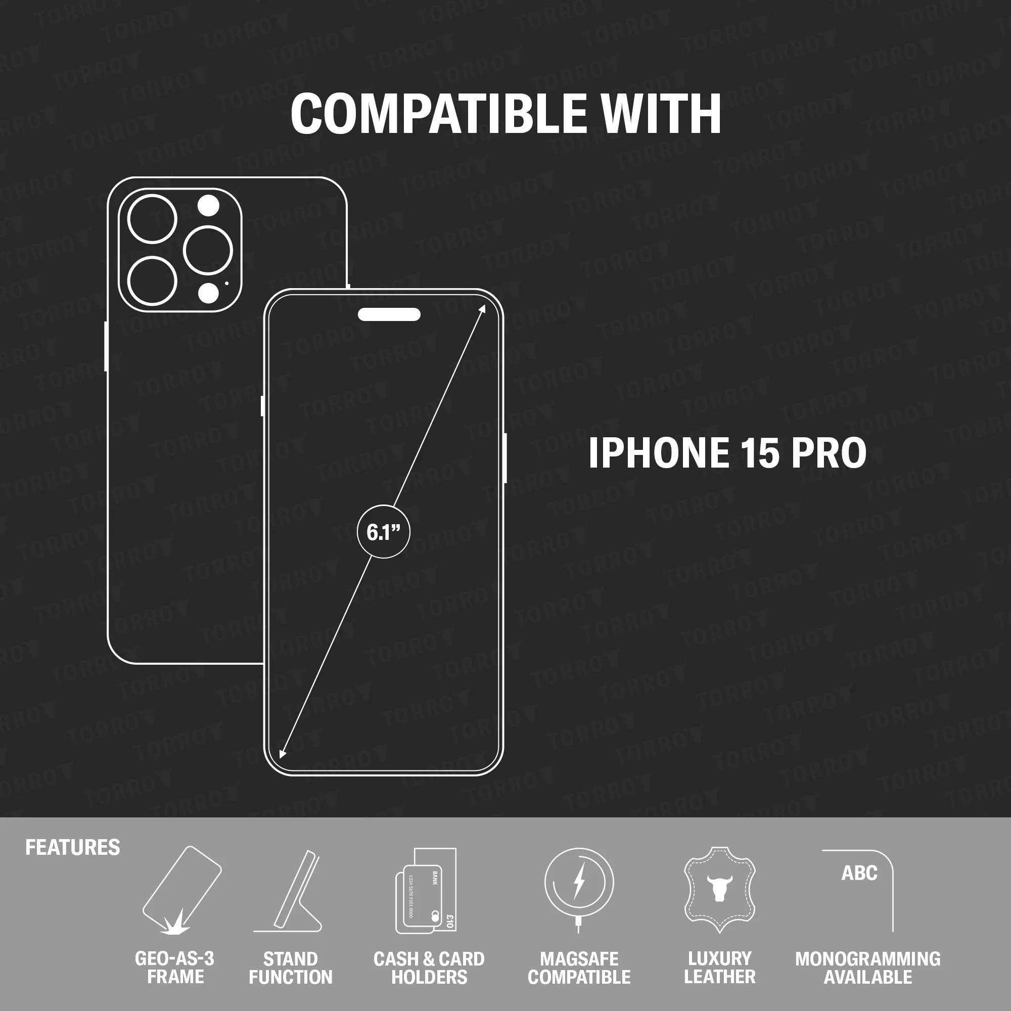 iPhone 15 Pro Leather Wallet Case v2.0 (MagSafe Charging) - Image 6