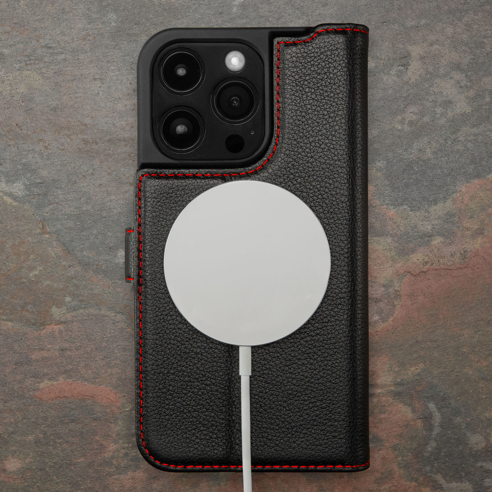 iPhone 15 Pro Max Leather Wallet Case v2.0 (MagSafe Charging) - Image 13