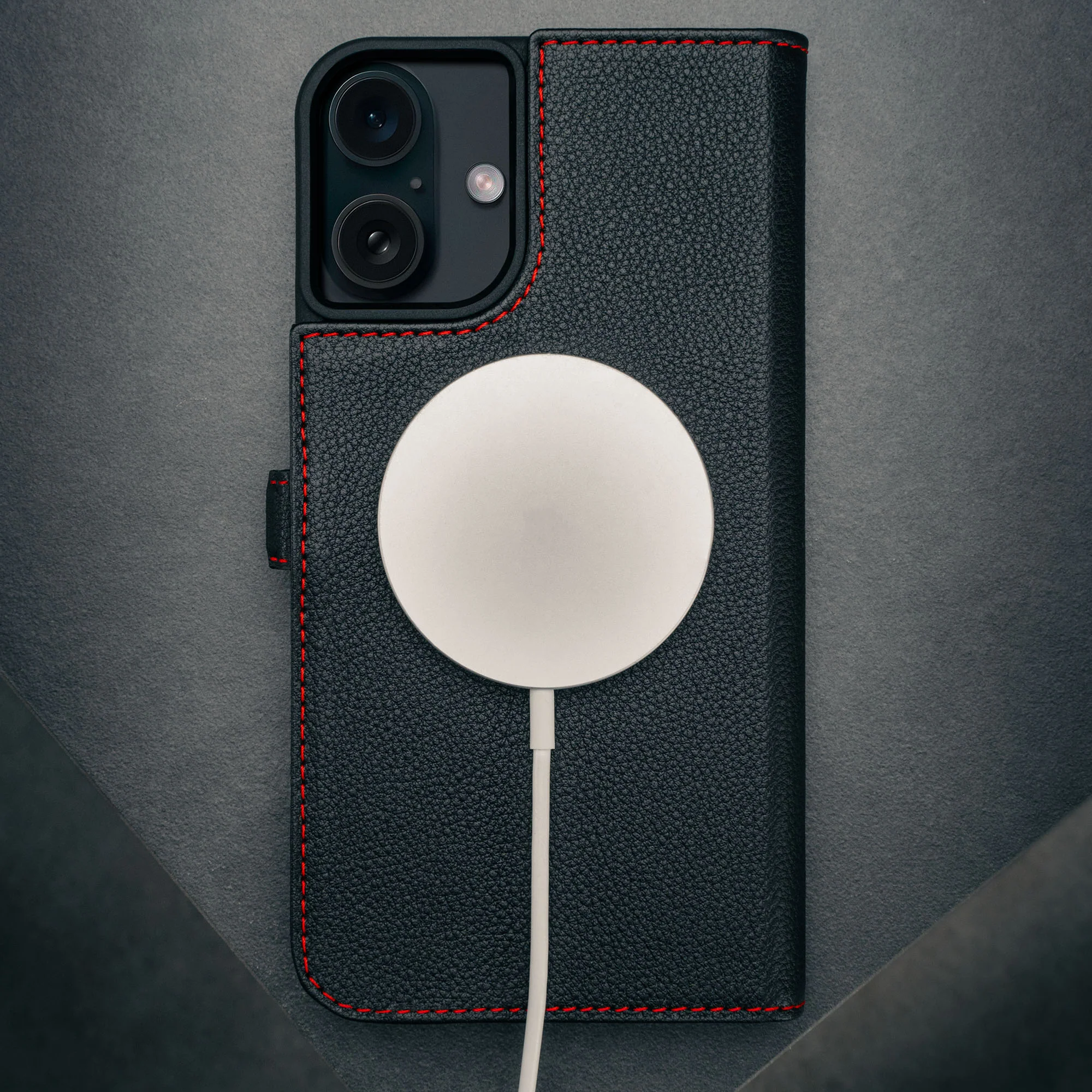 iPhone 16 Plus Leather Wallet Case (MagSafe Charging) - Image 8
