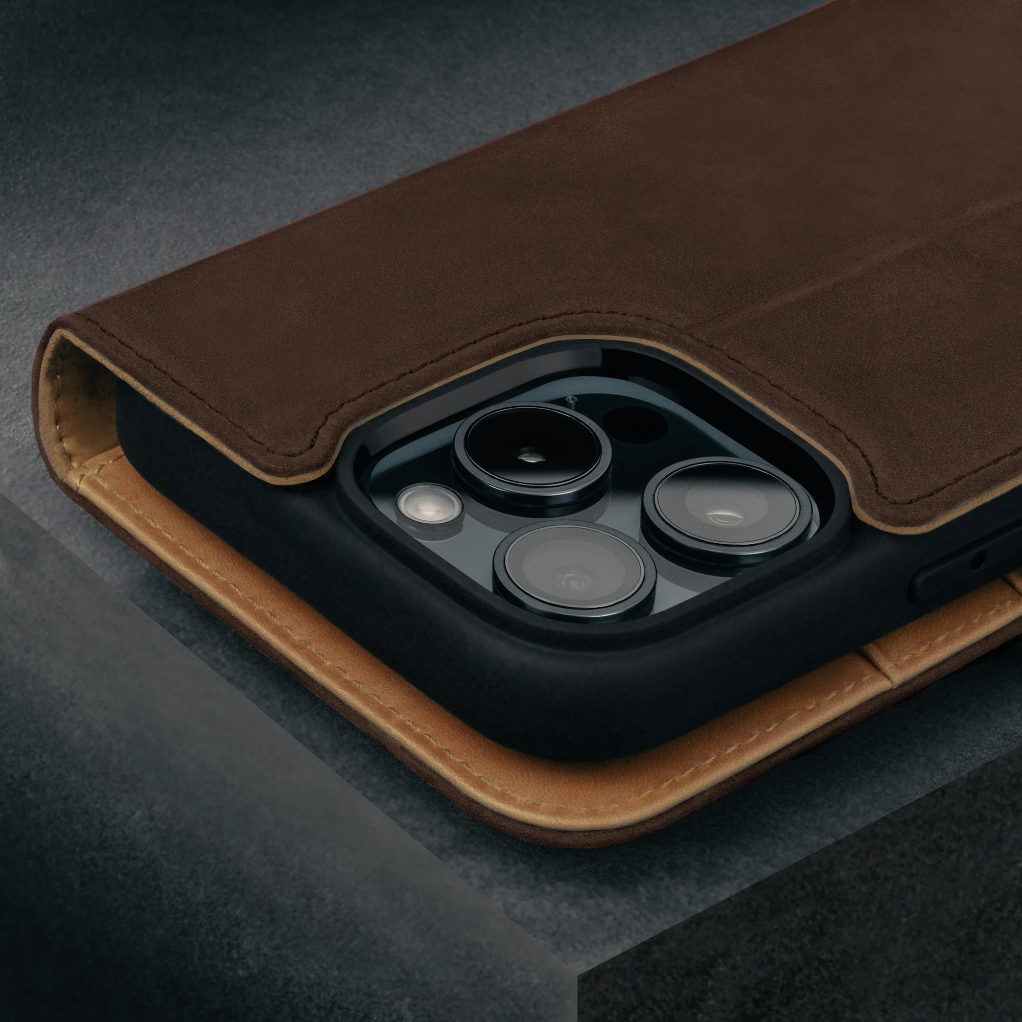 iPhone 16 Pro Max Leather Wallet Case (with Detachable Cover & MagSafe Compatible) - Image 13