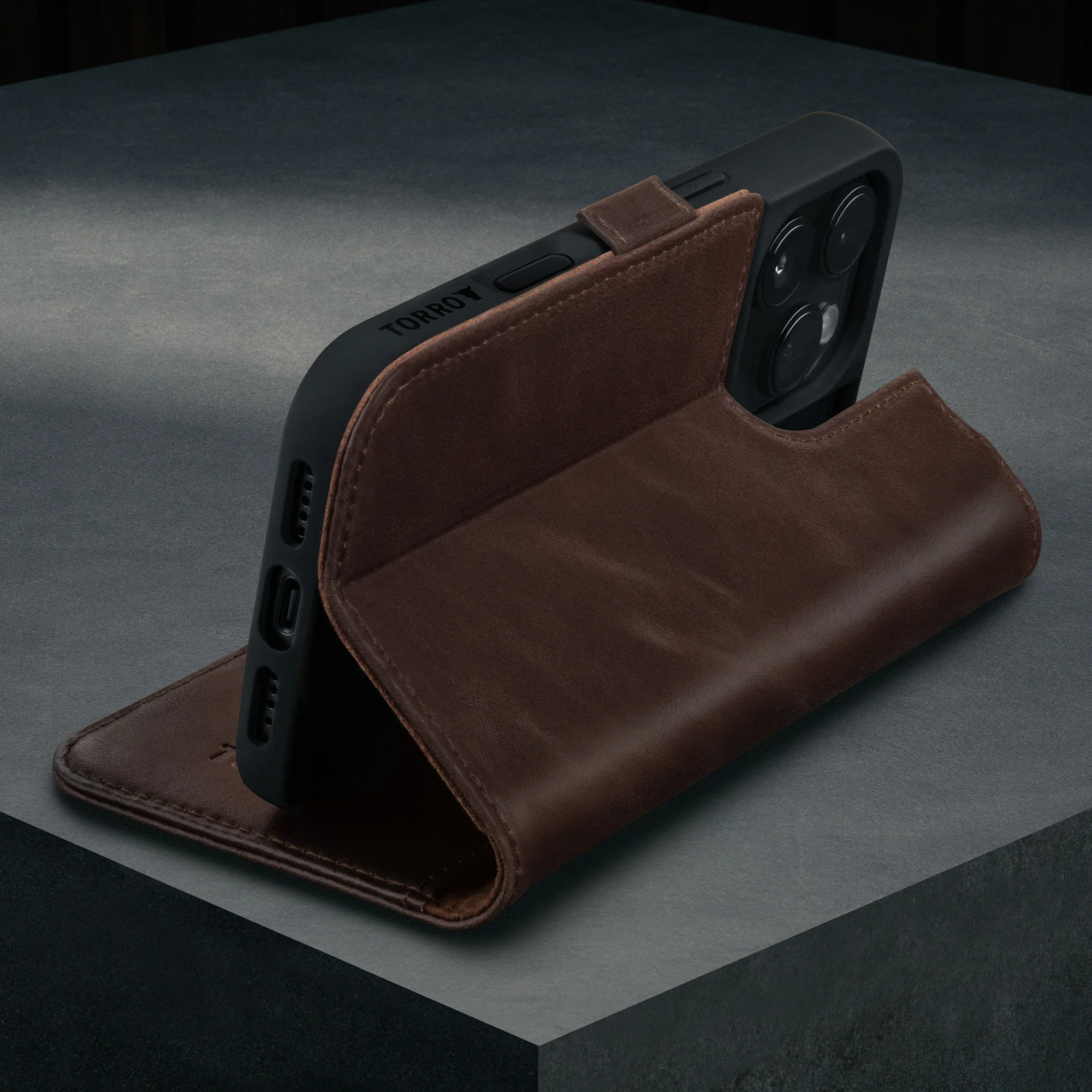 iPhone 16 Pro Max Leather Wallet Case (MagSafe Charging) - Image 13