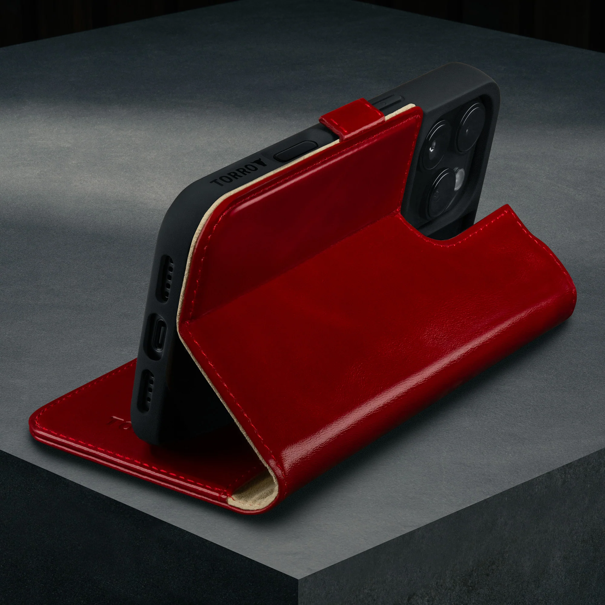 iPhone 16 Pro Max Leather Wallet Case (MagSafe Charging) - Image 25