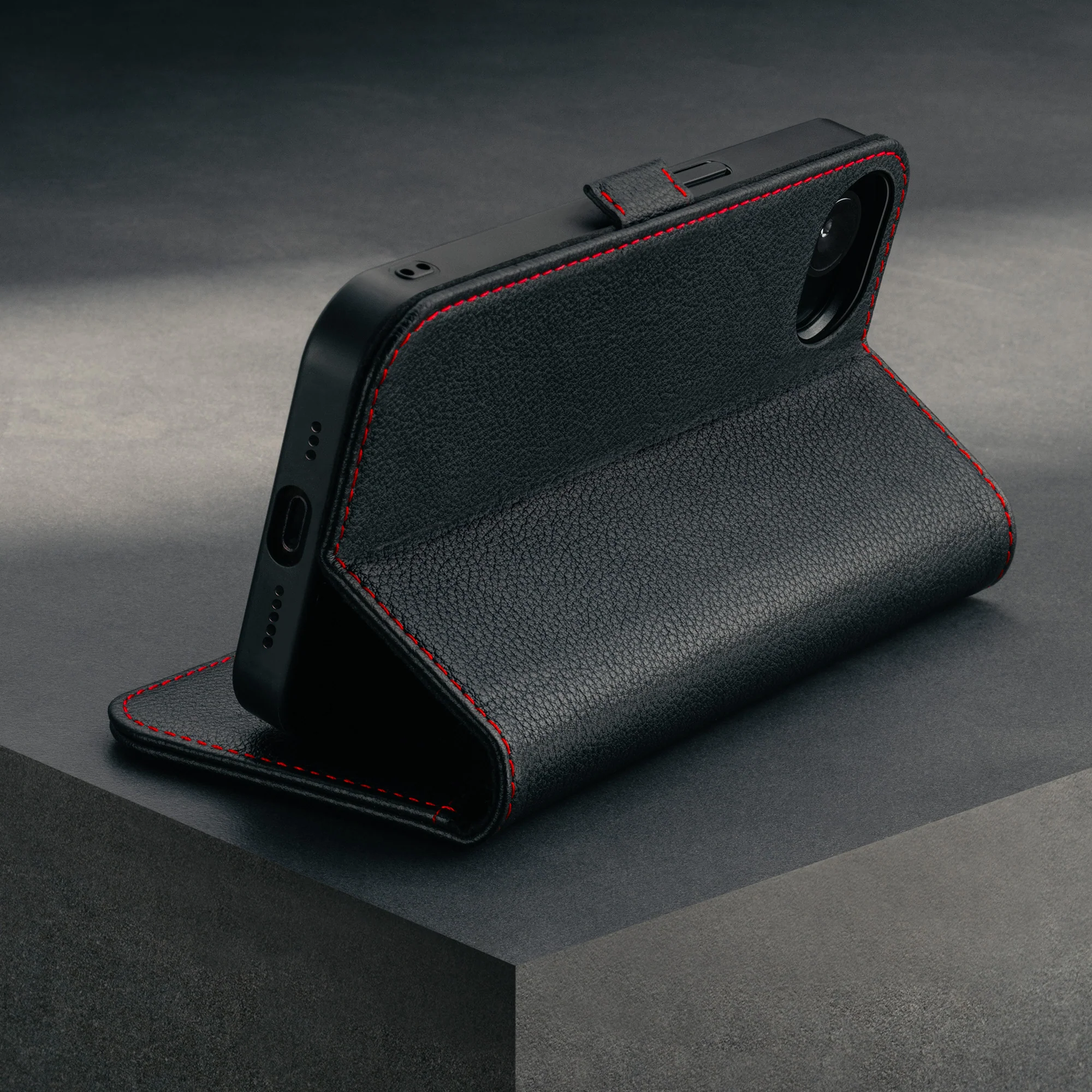 iPhone 17e / 16e Leather Case (with Stand Function) - Image 6