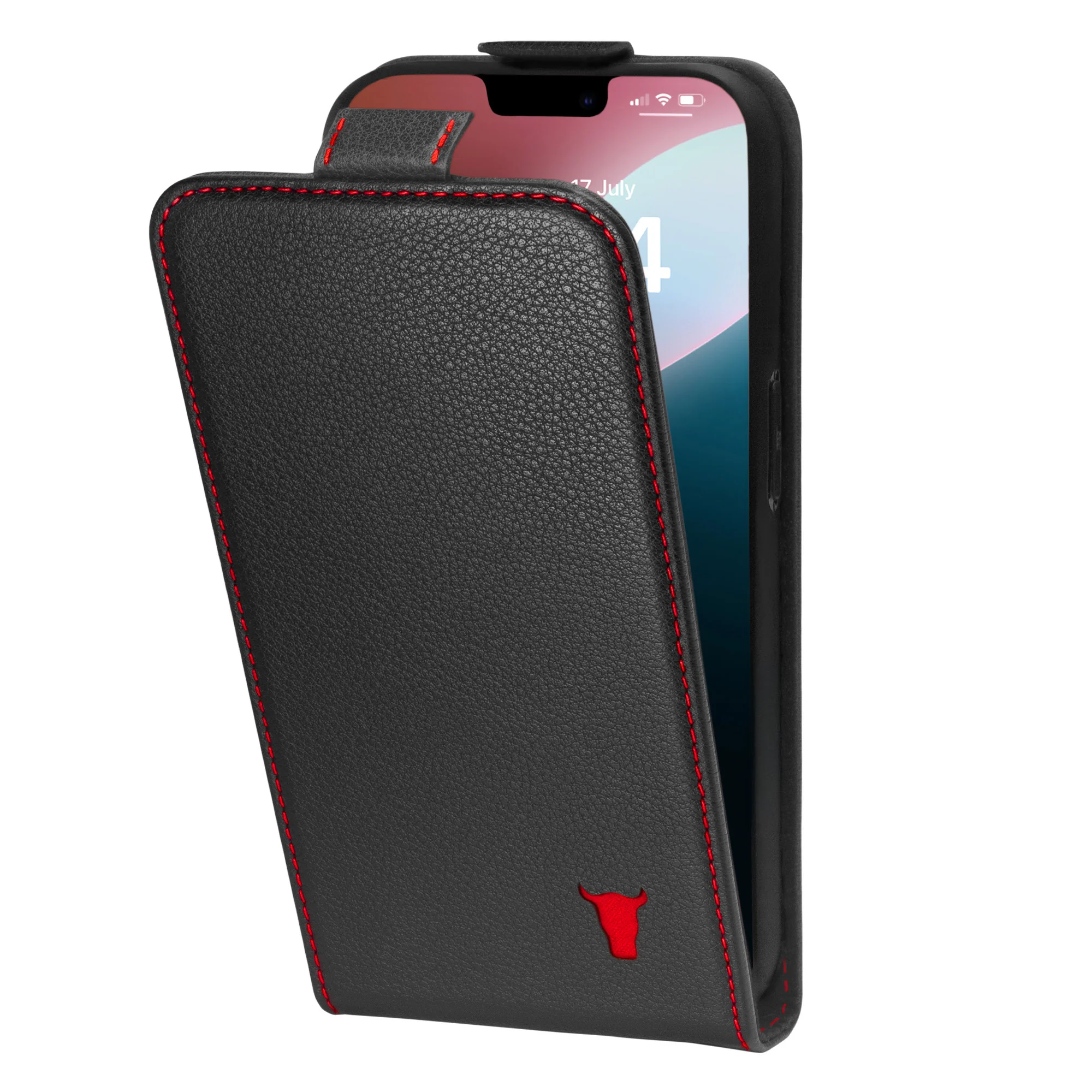 iPhone 17e / 16e Leather Flip Case