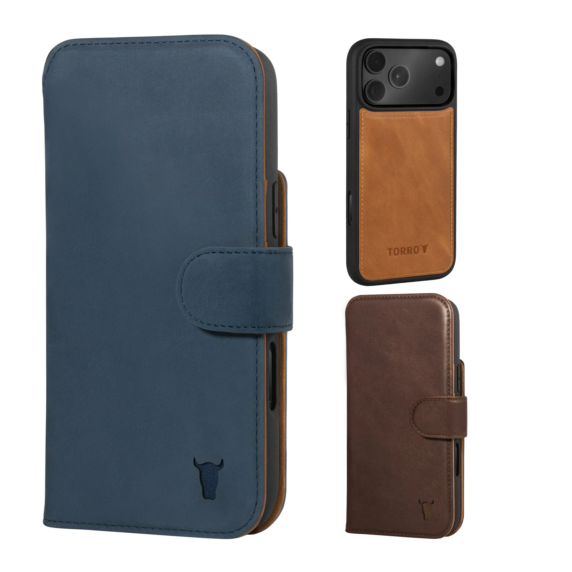 iPhone 17 Pro Detachable Wallet Case + Extra Cover Bundle (Mix and Match Leathers & Colours) - Image 14