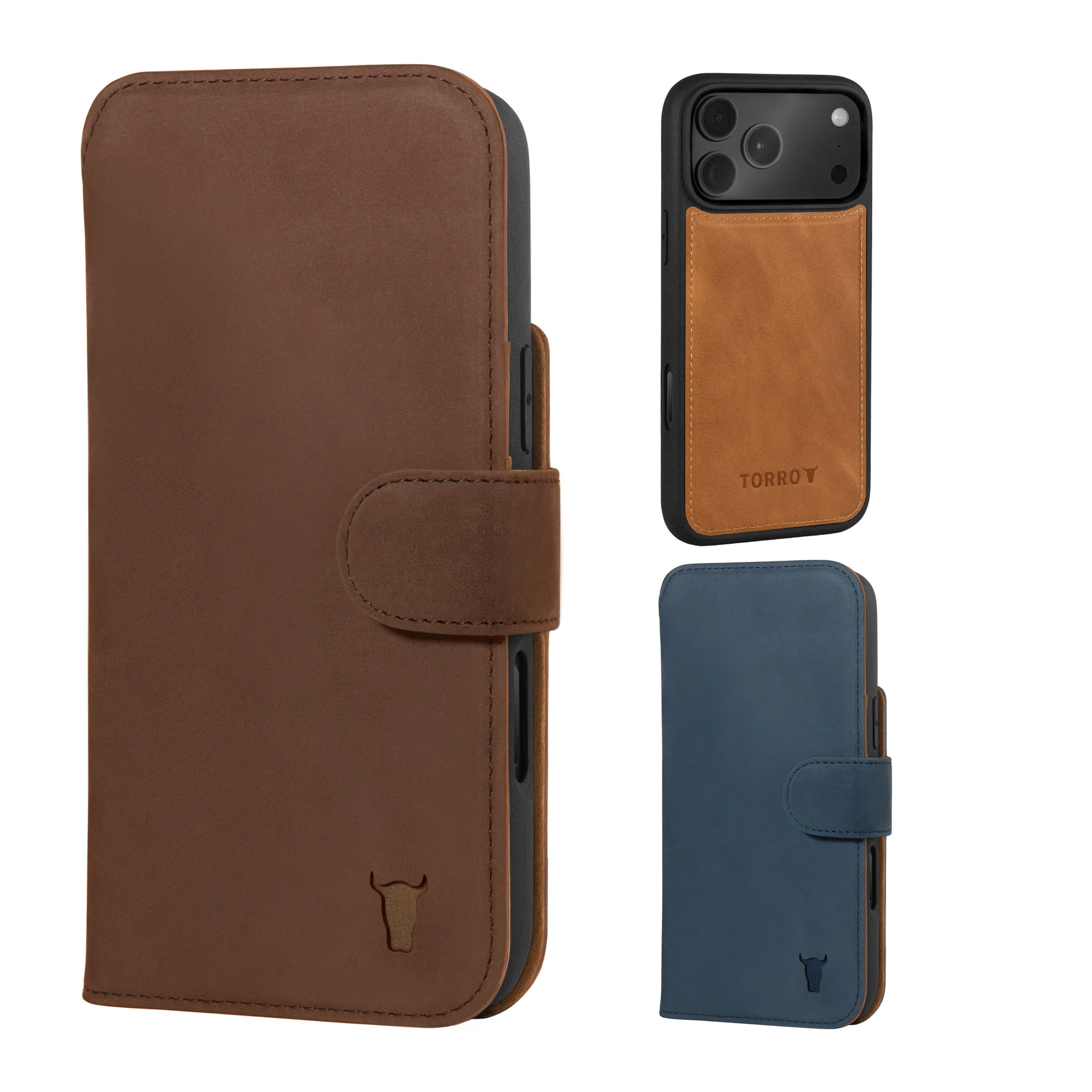 iPhone 17 Pro Detachable Wallet Case + Extra Cover Bundle (Mix and Match Leathers & Colours) - Image 19