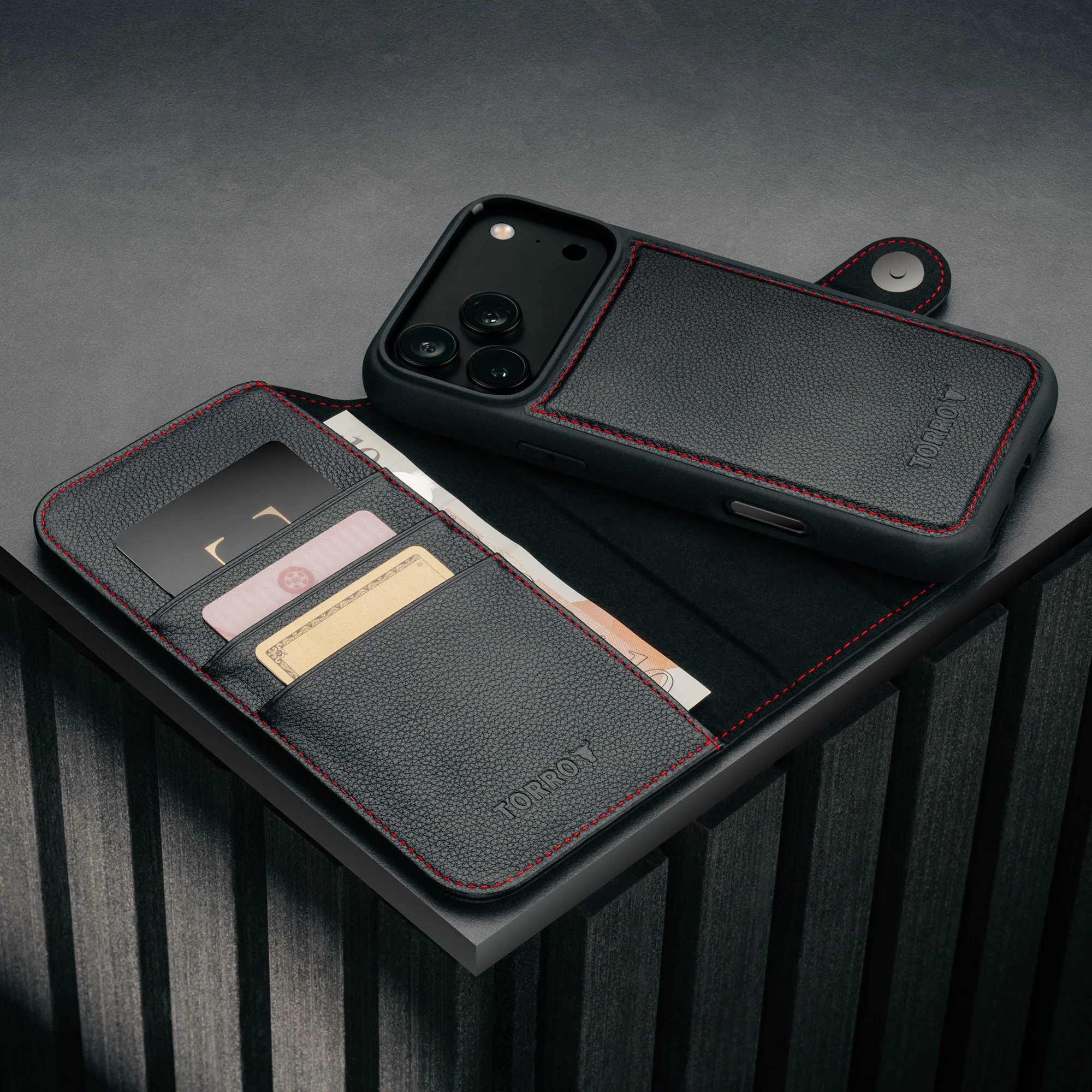 iPhone 17 Pro Detachable Wallet Case + Extra Cover Bundle (Mix and Match Leathers & Colours) - Image 21