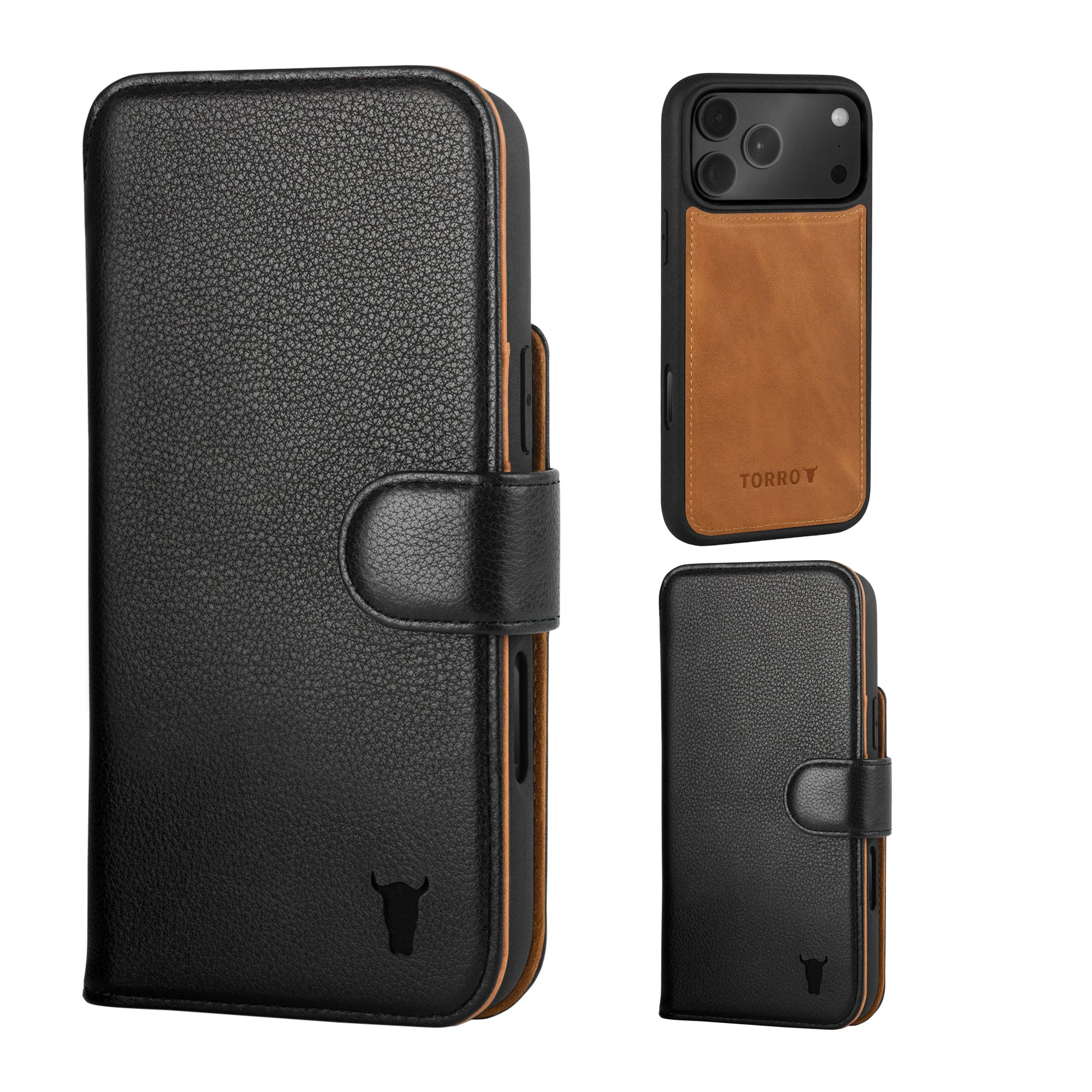 iPhone 17 Pro Detachable Wallet Case + Extra Cover Bundle (Mix and Match Leathers & Colours) - Image 5