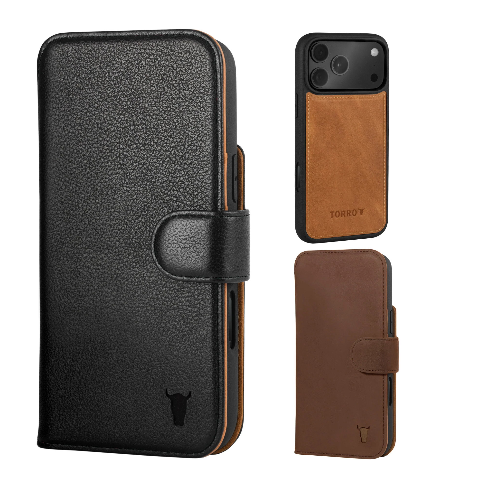 iPhone 17 Pro Detachable Wallet Case + Extra Cover Bundle (Mix and Match Leathers & Colours) - Image 8