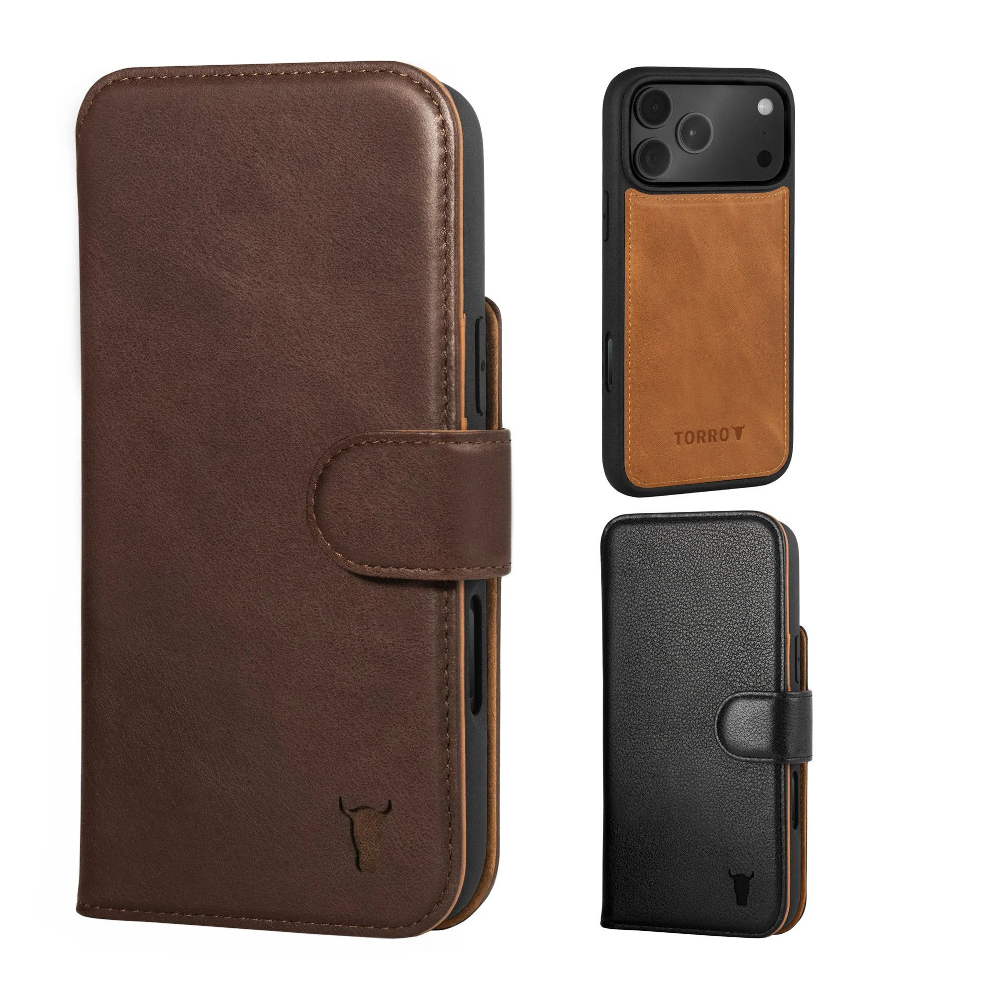 iPhone 17 Pro Detachable Wallet Case + Extra Cover Bundle (Mix and Match Leathers & Colours) - Image 9
