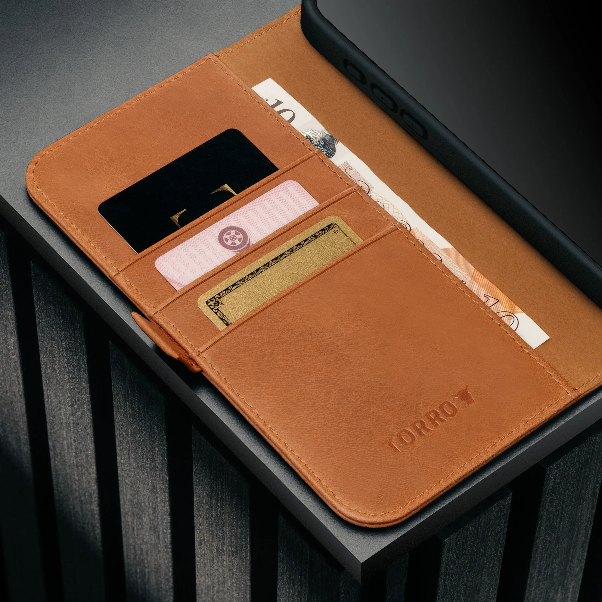 iPhone 17 Pro Leather Wallet Case (MagSafe Charging & Stand) - Image 23