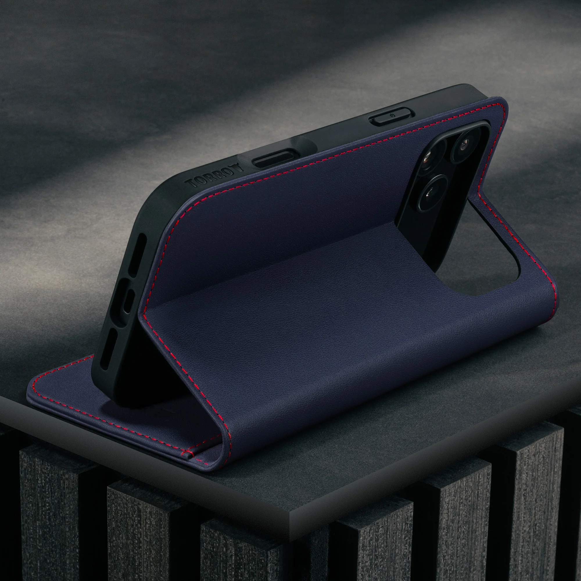 iPhone 17 Pro Leather Wallet Case (MagSafe Charging & Stand) - Image 28