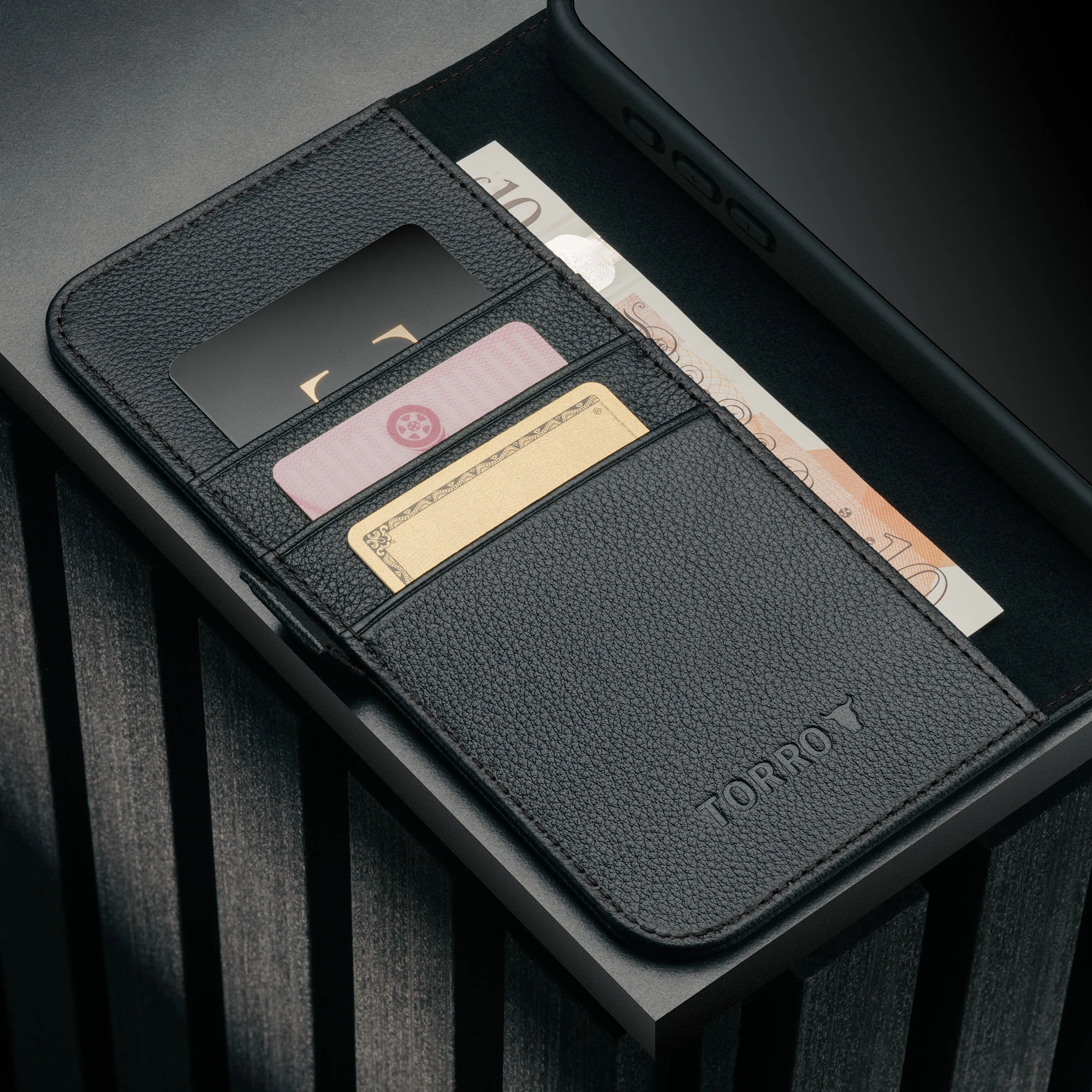 iPhone 17 Pro Leather Wallet Case (MagSafe Charging & Stand) - Image 41
