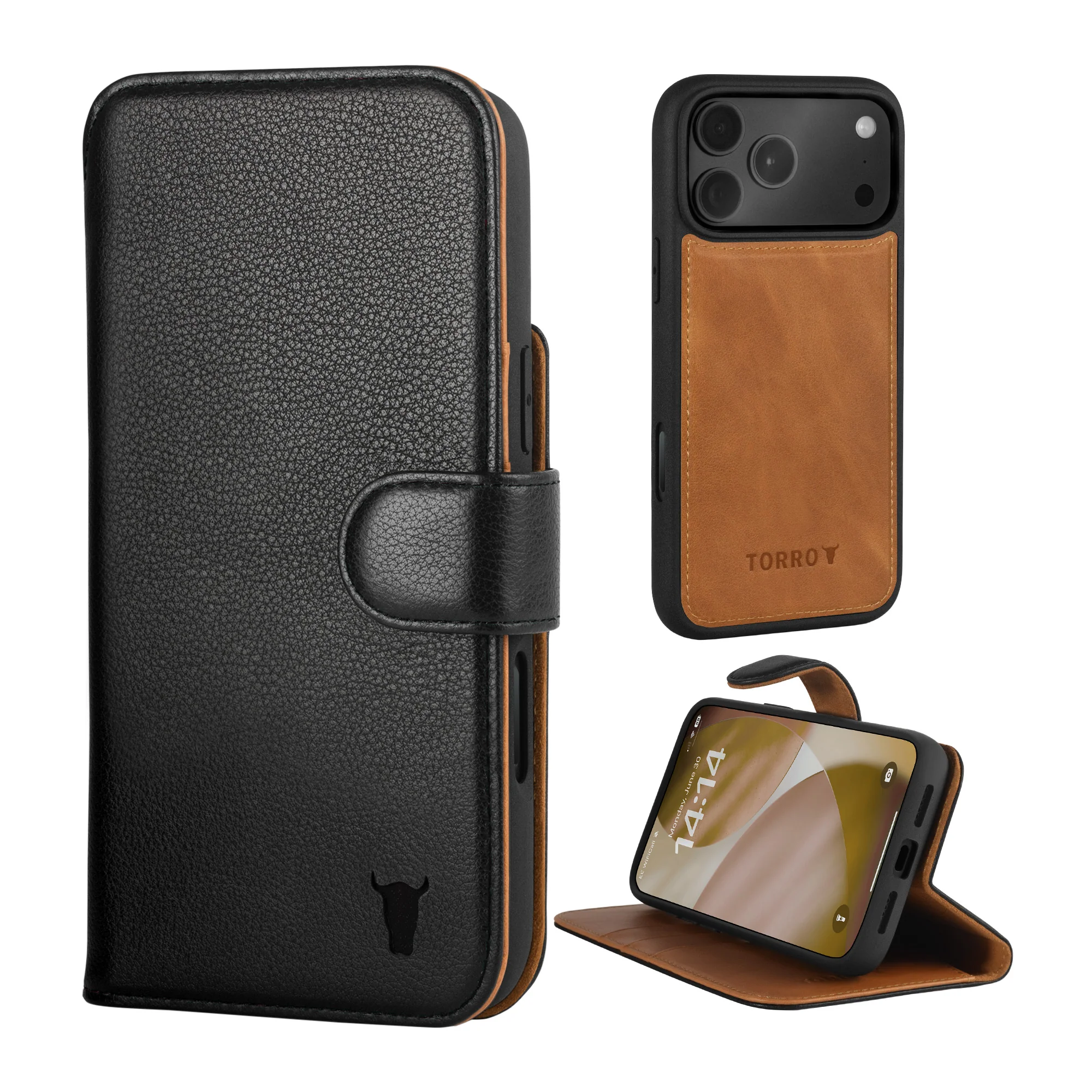 iPhone 17 Pro Max 2-in-1 Detachable Leather Wallet Case (MagSafe Charging) - Image 3