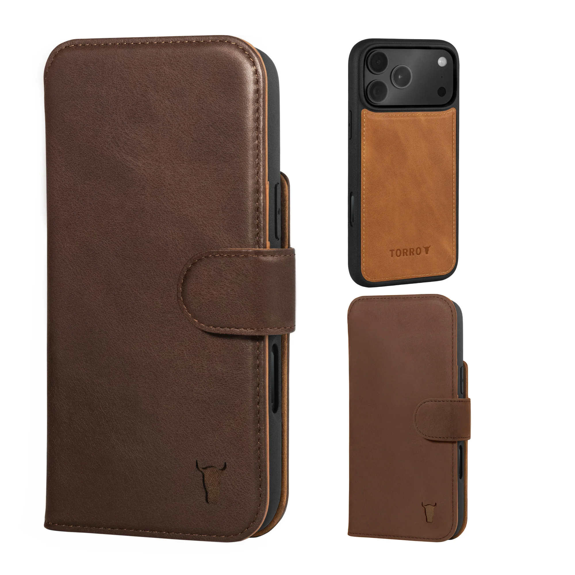 iPhone 17 Pro Max Detachable Wallet Case + Extra Cover Bundle (Mix and Match Leathers & Colours) - Image 8