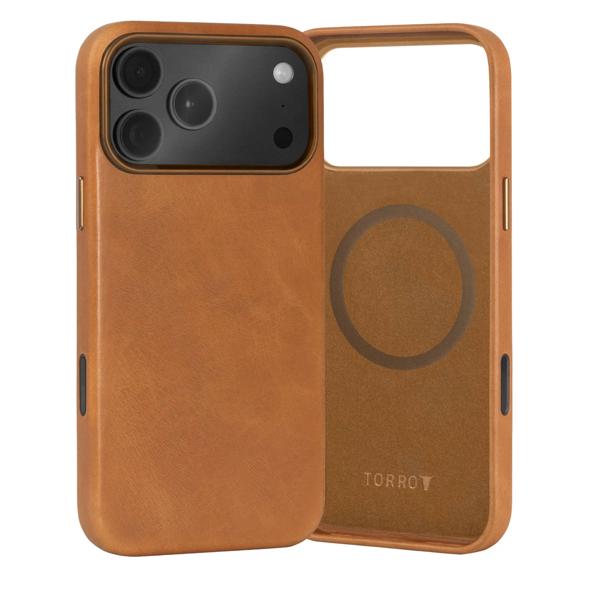 iPhone 17 Pro Max Leather Bumper Case (MagSafe Compatible) - Image 3