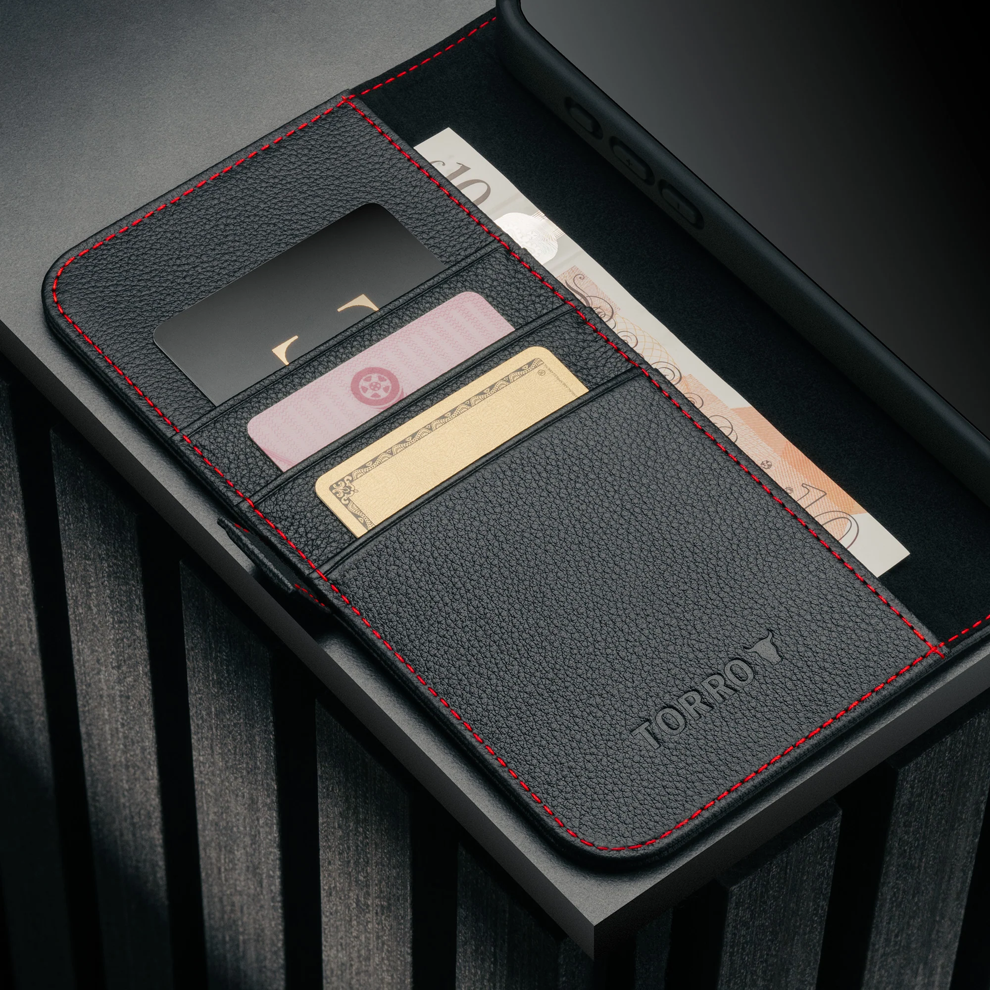 iPhone 17 Pro Max Leather Wallet Case (MagSafe Charging & Stand) - Image 11