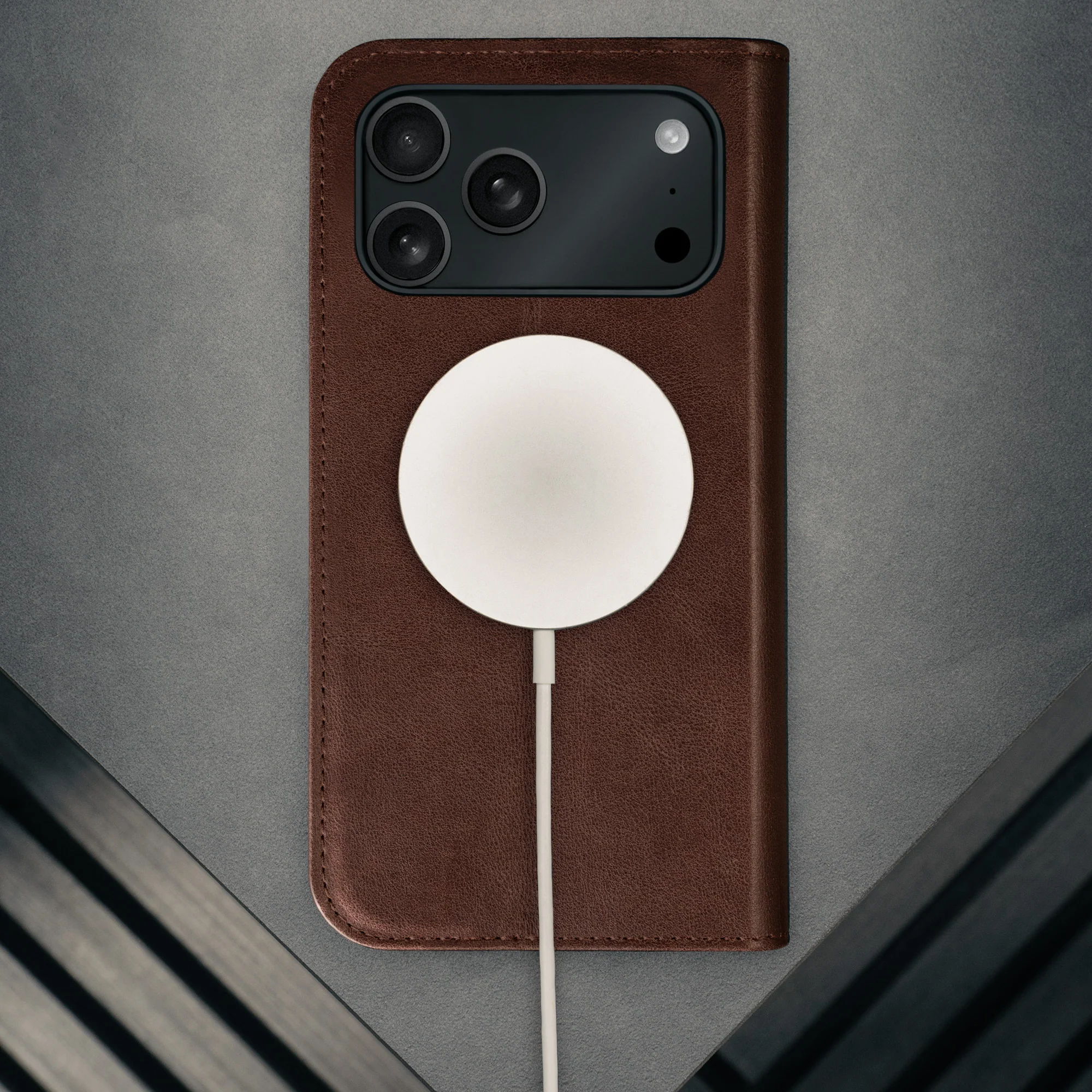iPhone 17 Pro Max Leather Wallet Case (MagSafe Charging & Stand) - Image 21