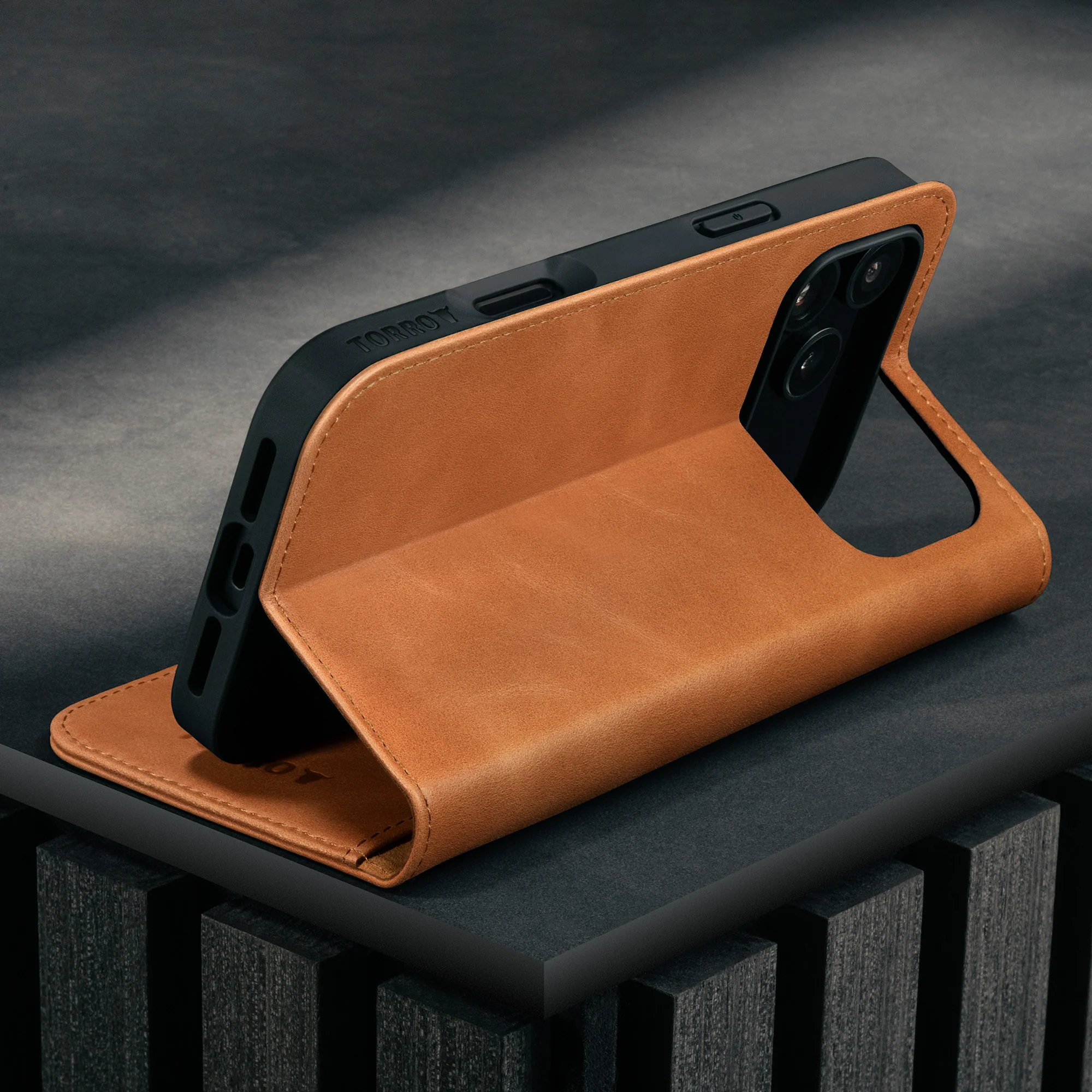 iPhone 17 Pro Max Leather Wallet Case (MagSafe Charging & Stand) - Image 22