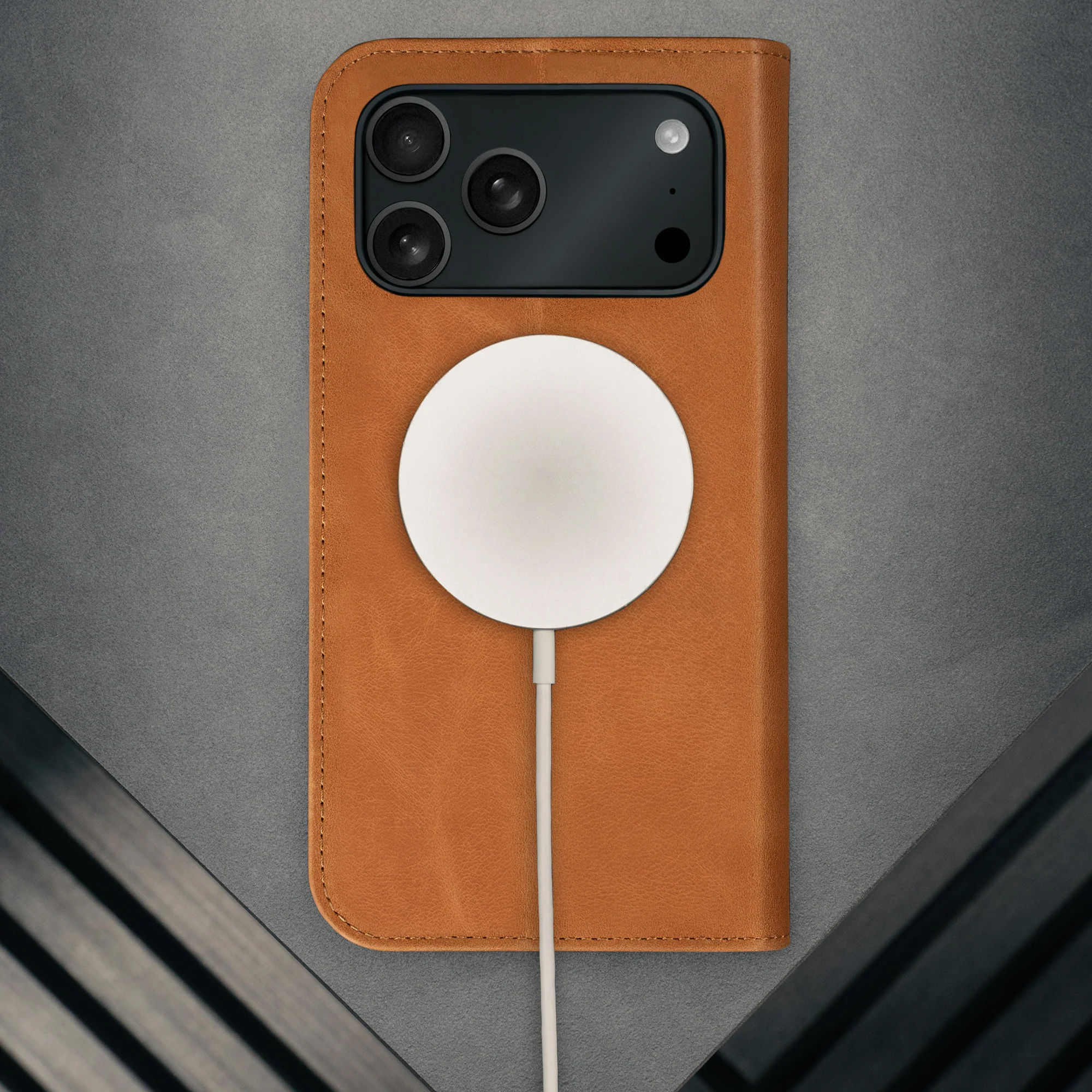 iPhone 17 Pro Max Leather Wallet Case (MagSafe Charging & Stand) - Image 27