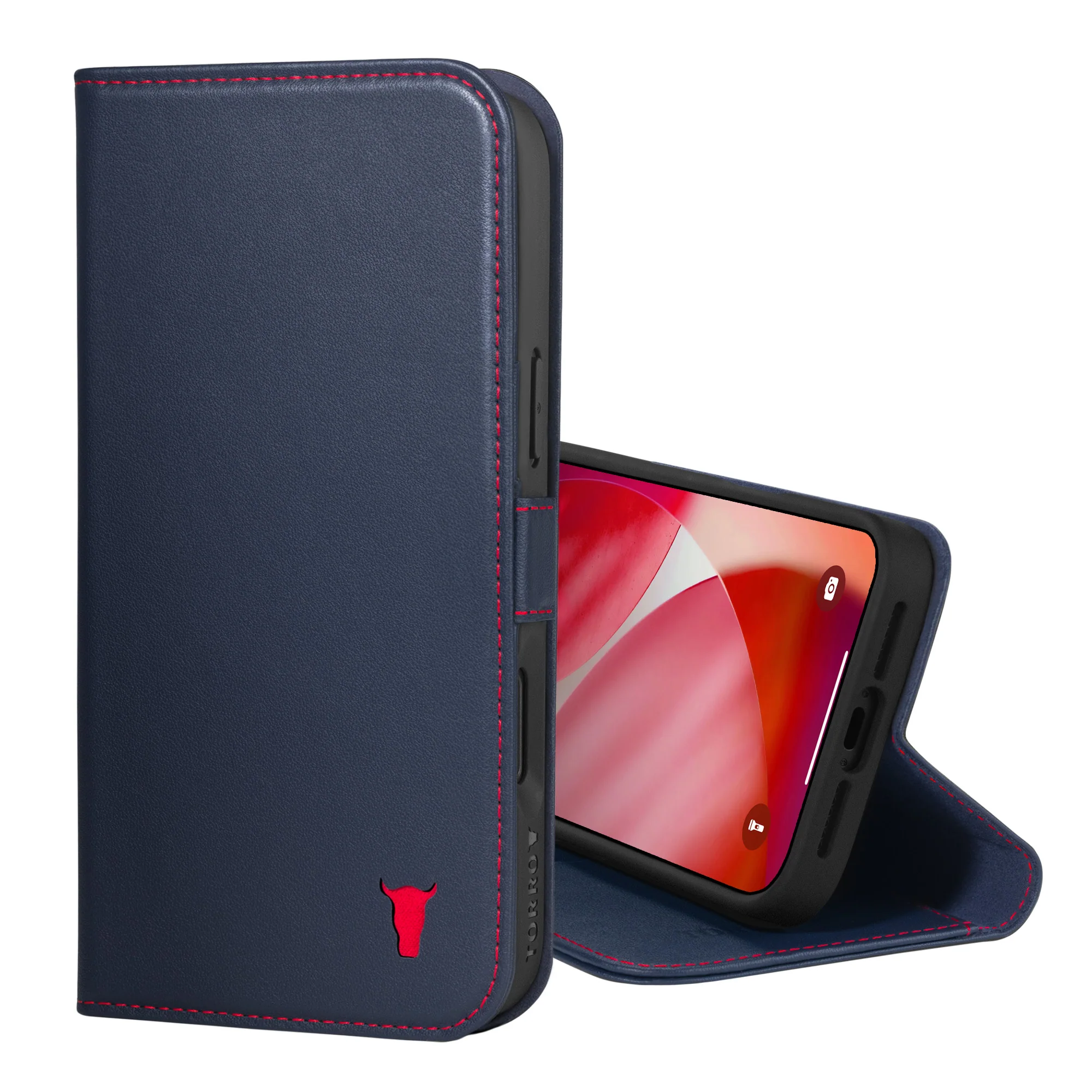 iPhone 17 Pro Max Leather Wallet Case (MagSafe Charging & Stand) - Image 4