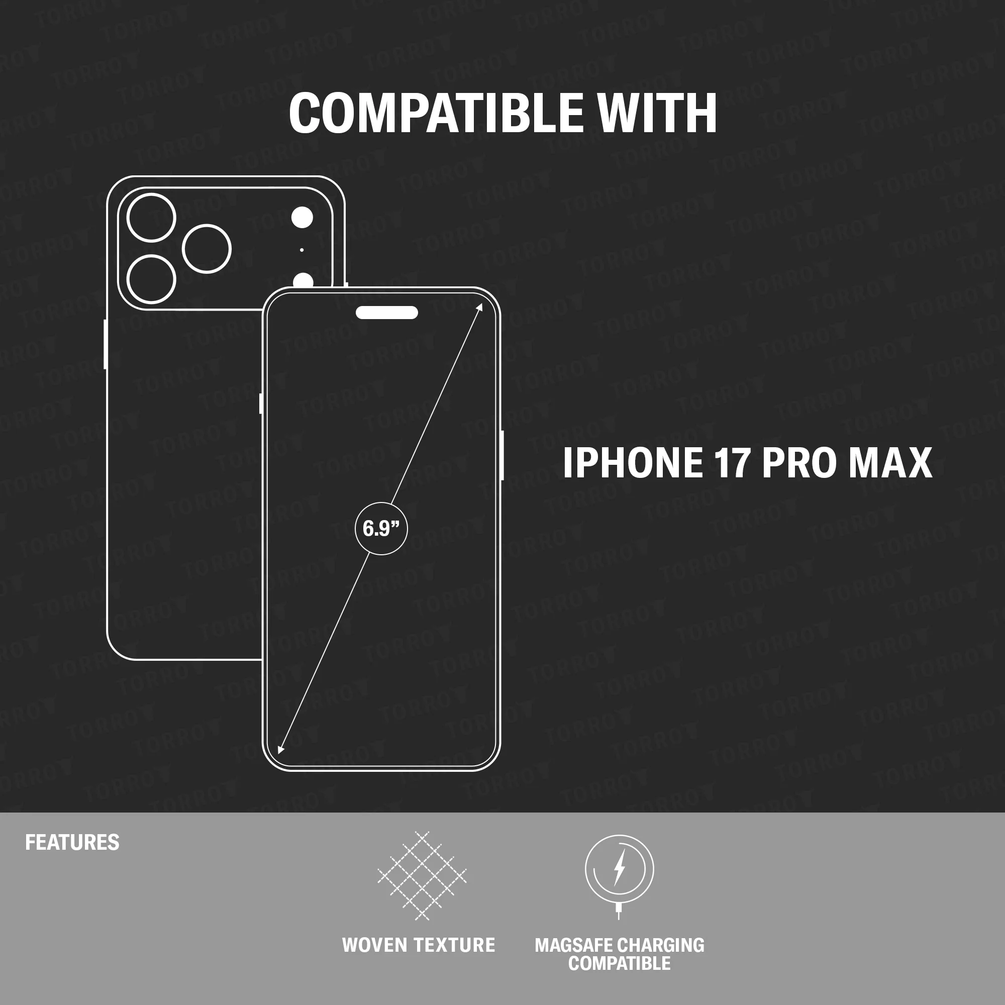 iPhone 17 Pro Max Woven Bumper Case (MagSafe Charging) - Image 6