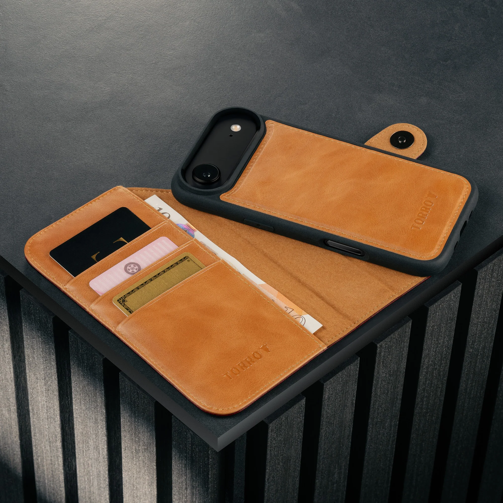 iPhone Air Leather Case (with Detachable Cover & MagSafe Compatible) - Image 10