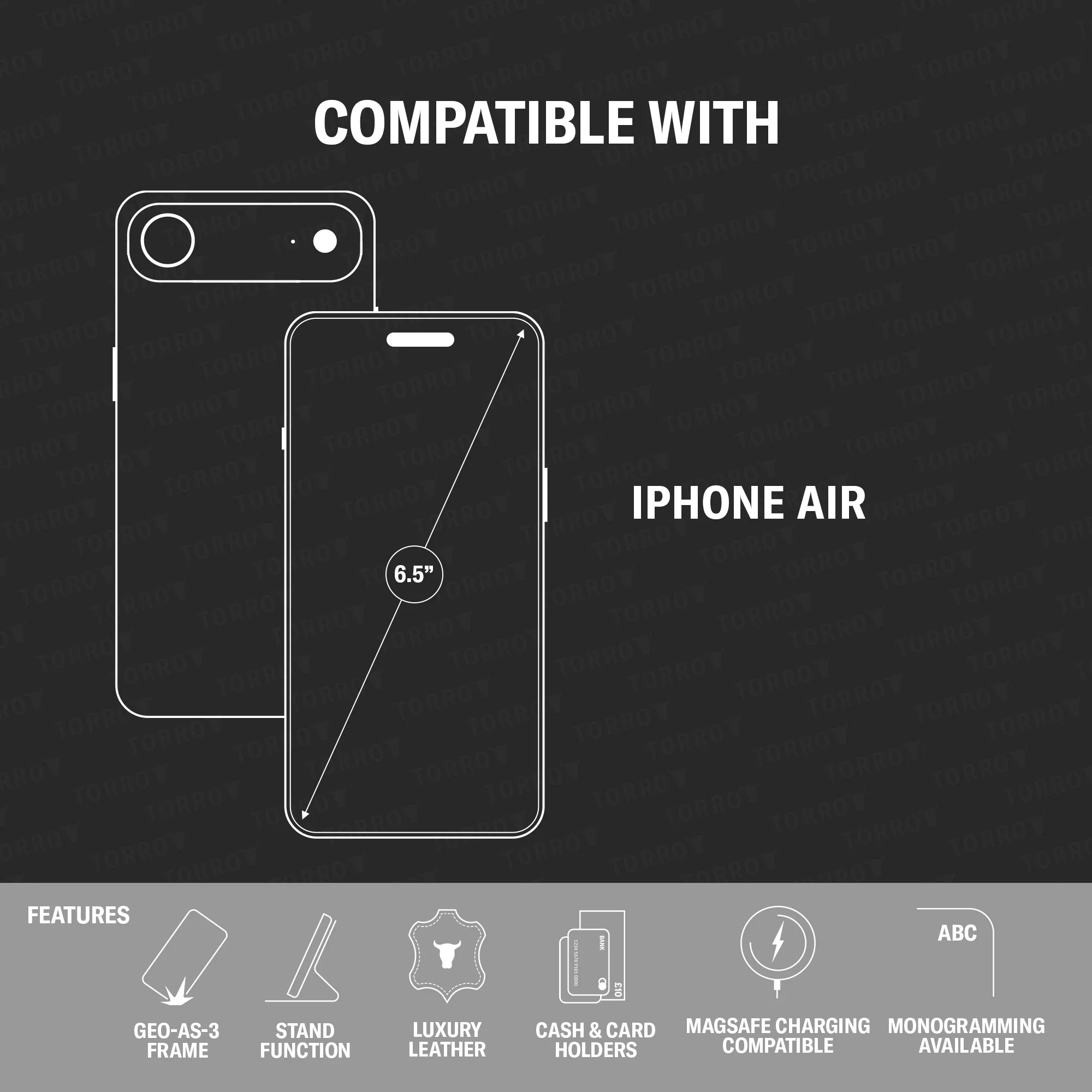 iPhone Air Leather Case (MagSafe Charging) - Image 4