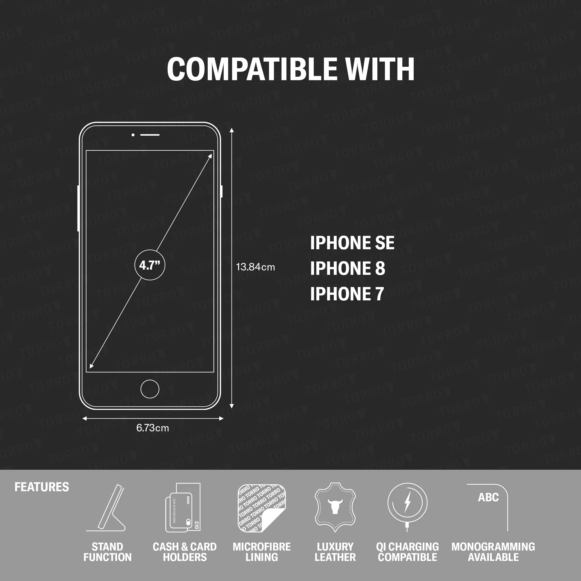 iPhone SE Leather Case (Compatible with iPhone 8/7) - Image 4