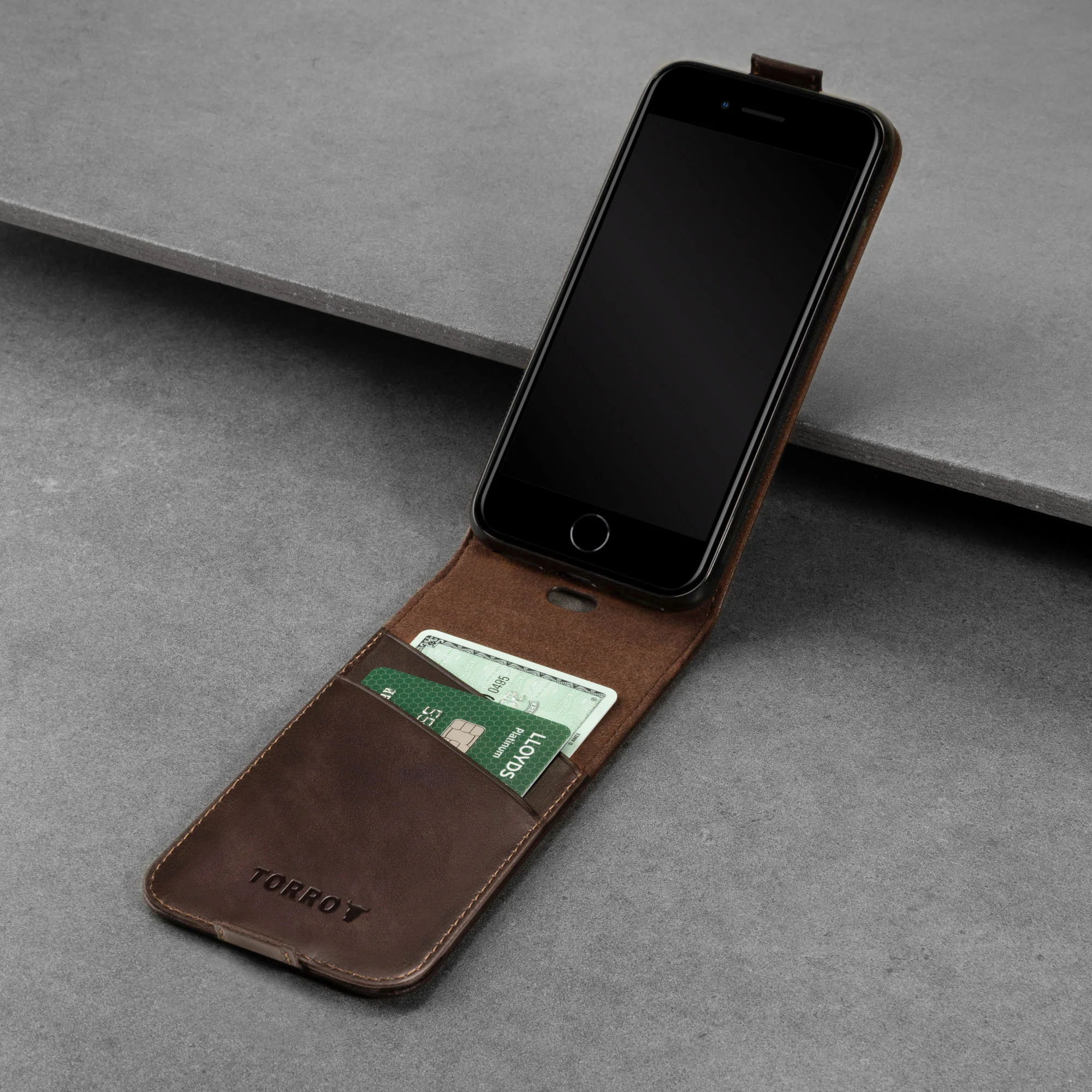 iPhone SE Leather Flip Case (Compatible with iPhone 8/7) - Image 13