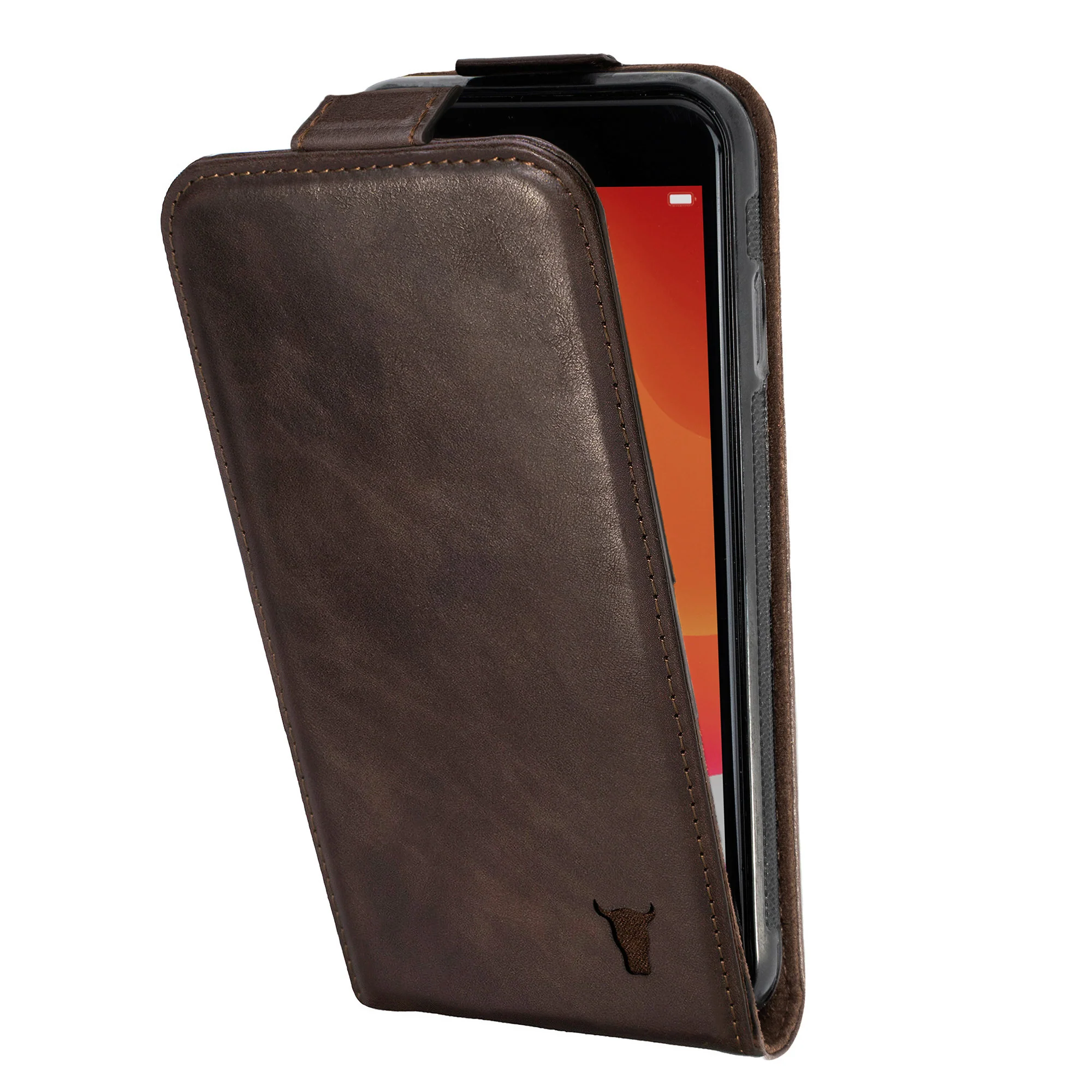 iPhone SE Leather Flip Case (Compatible with iPhone 8/7) - Image 3