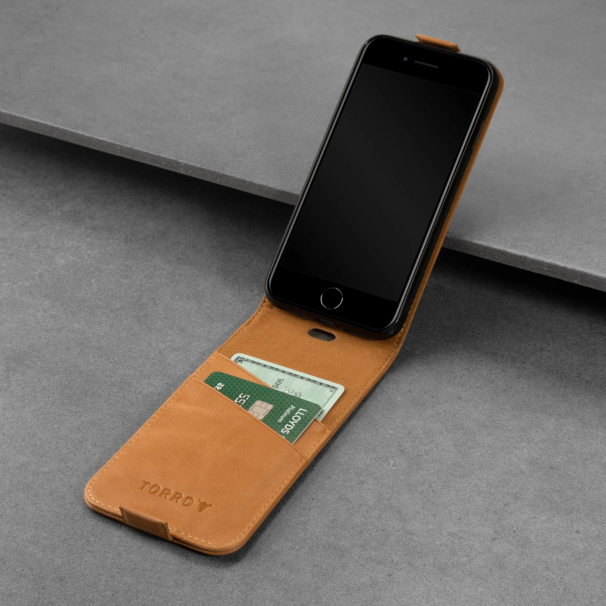 iPhone SE Leather Flip Case (Compatible with iPhone 8/7) - Image 9