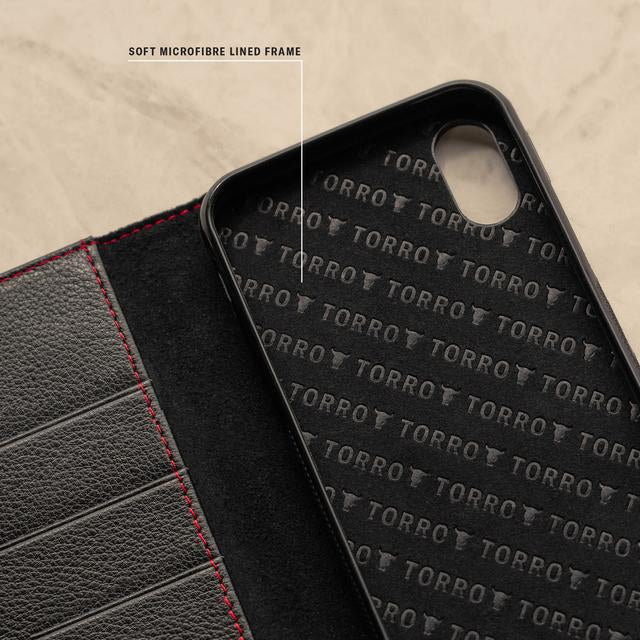 iPhone XR Leather Case (Stand & Card Holder) - Image 3