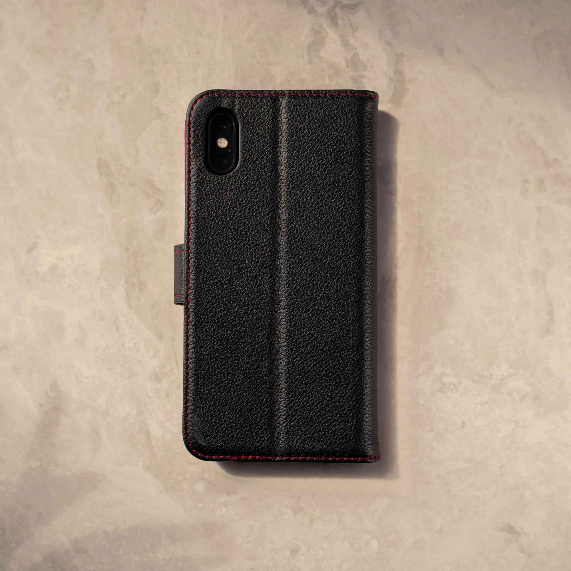 iPhone X / iPhone XS Leather Case (with Stand function) - Image 8
