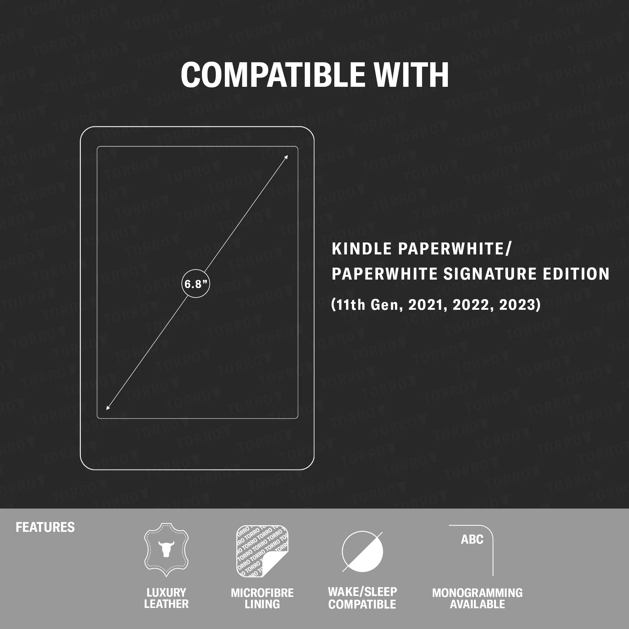 Kindle Paperwhite / Paperwhite Signature Edition Leather Case (11th Gen, 2021/2022/2023) - Image 5