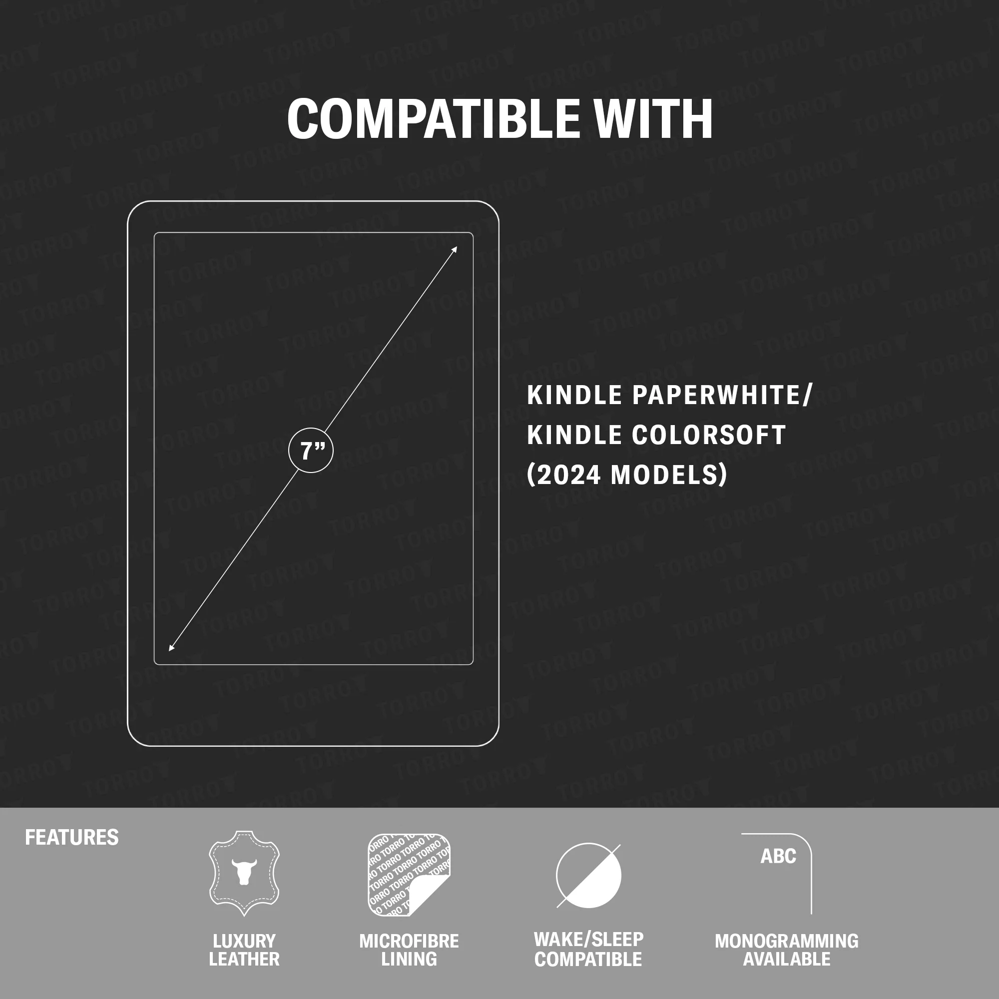 Kindle Paperwhite / Paperwhite Signature Edition & Kindle Colorsoft Leather Case (2024/2025 Models) - Image 4