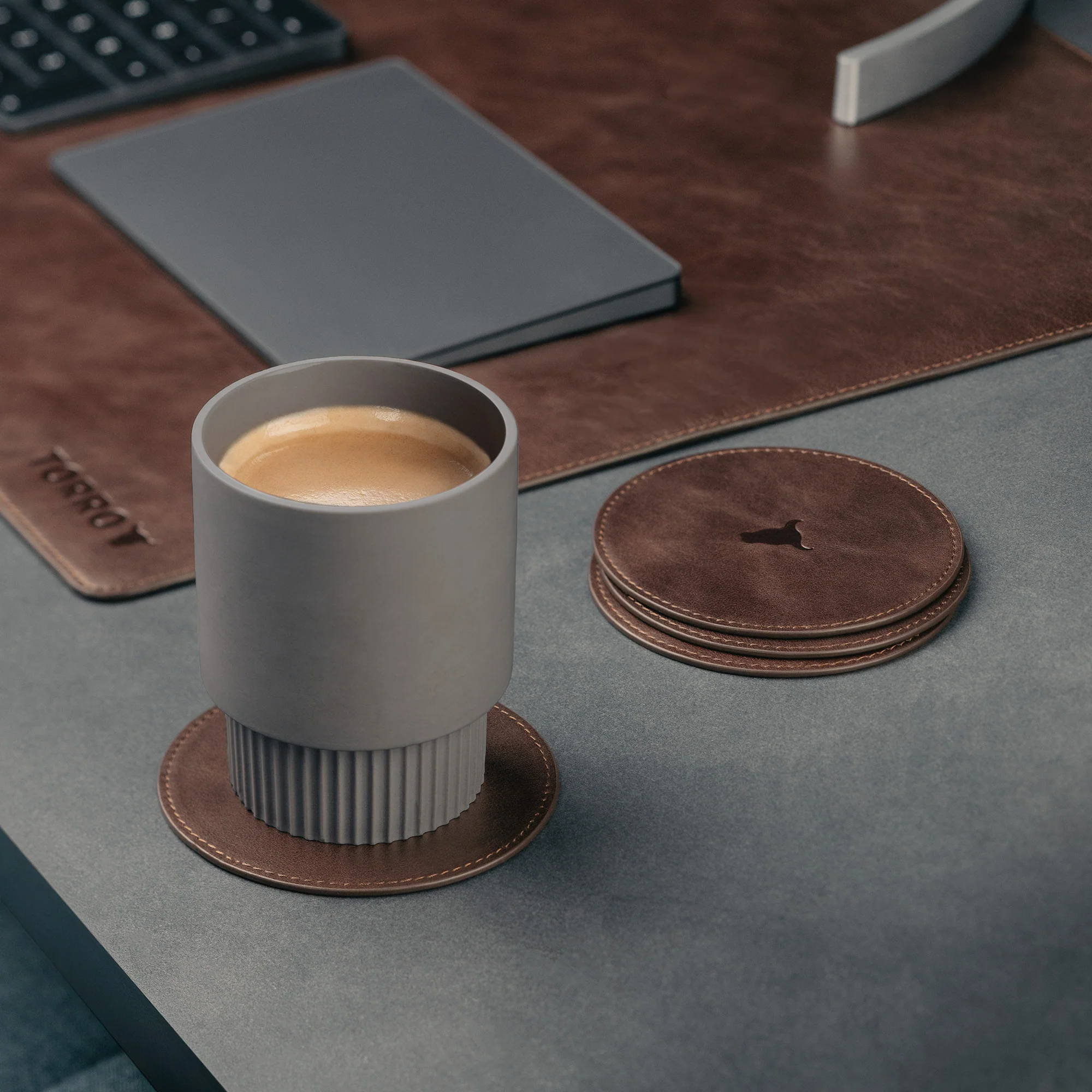 Leather Coaster Set (4 Pack) - Image 7