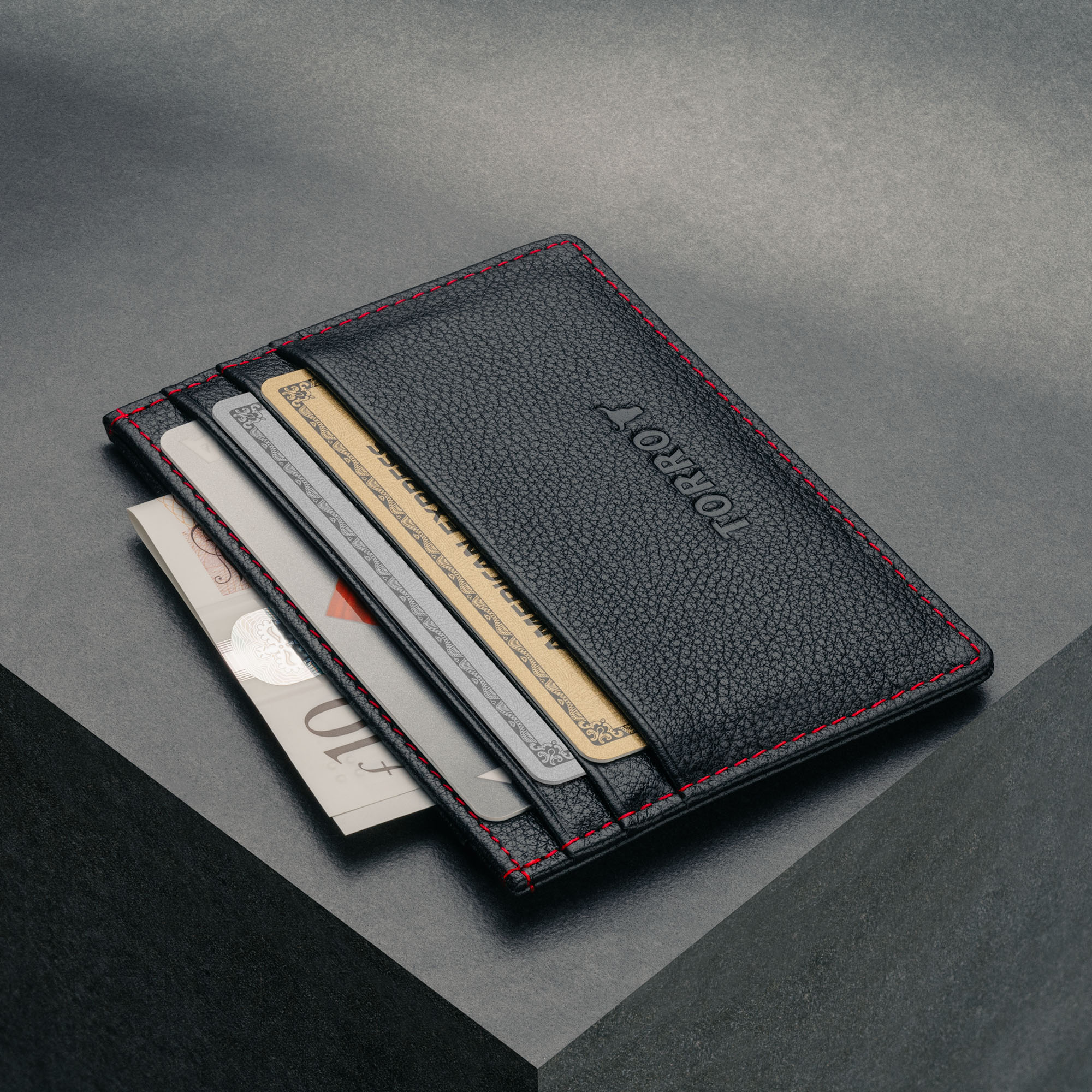 Leather Credit Card Holder (for Cash and Cards) - Image 4